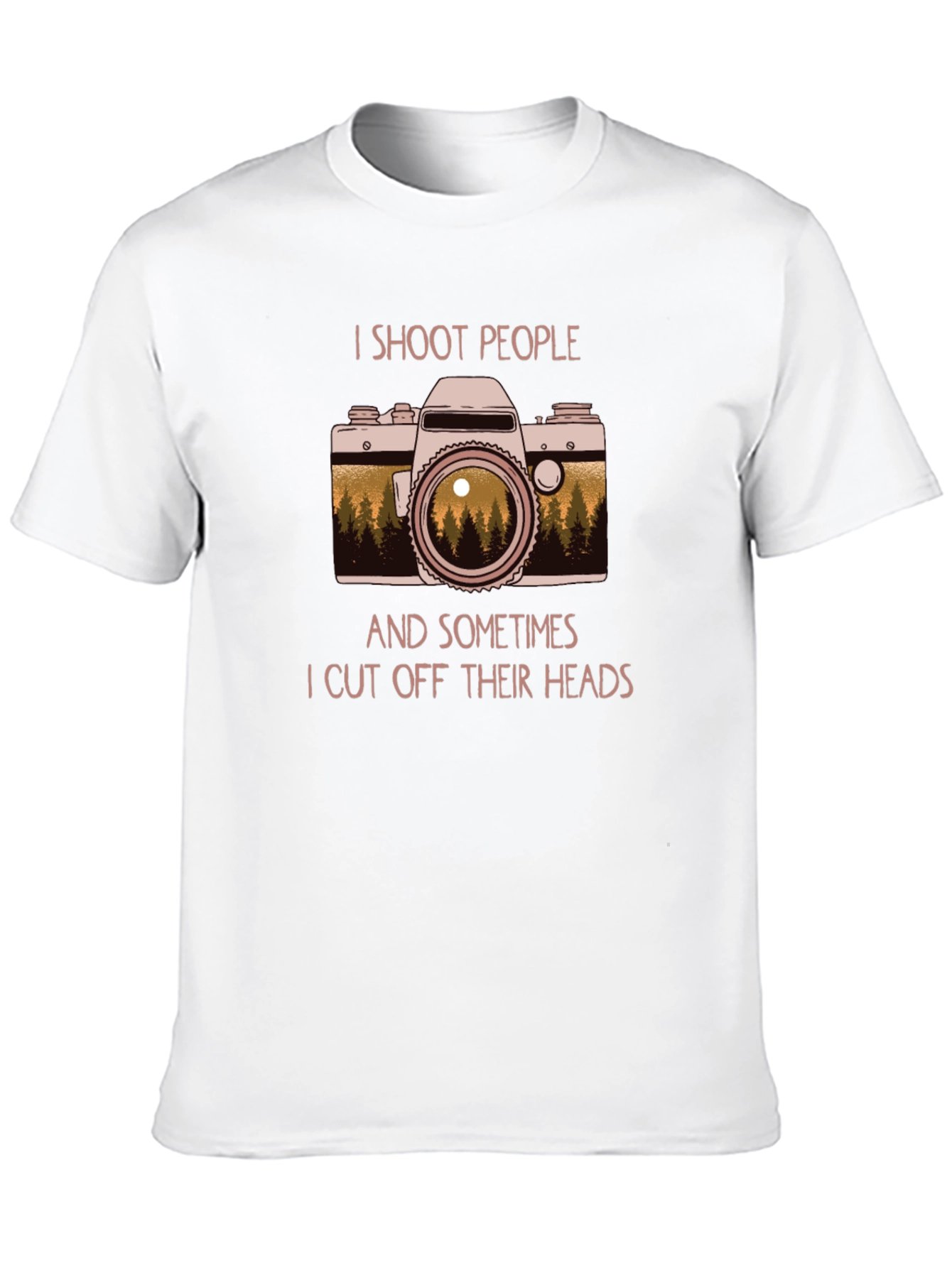 I Shoot People T-Shirt: Photographer Humor Tee