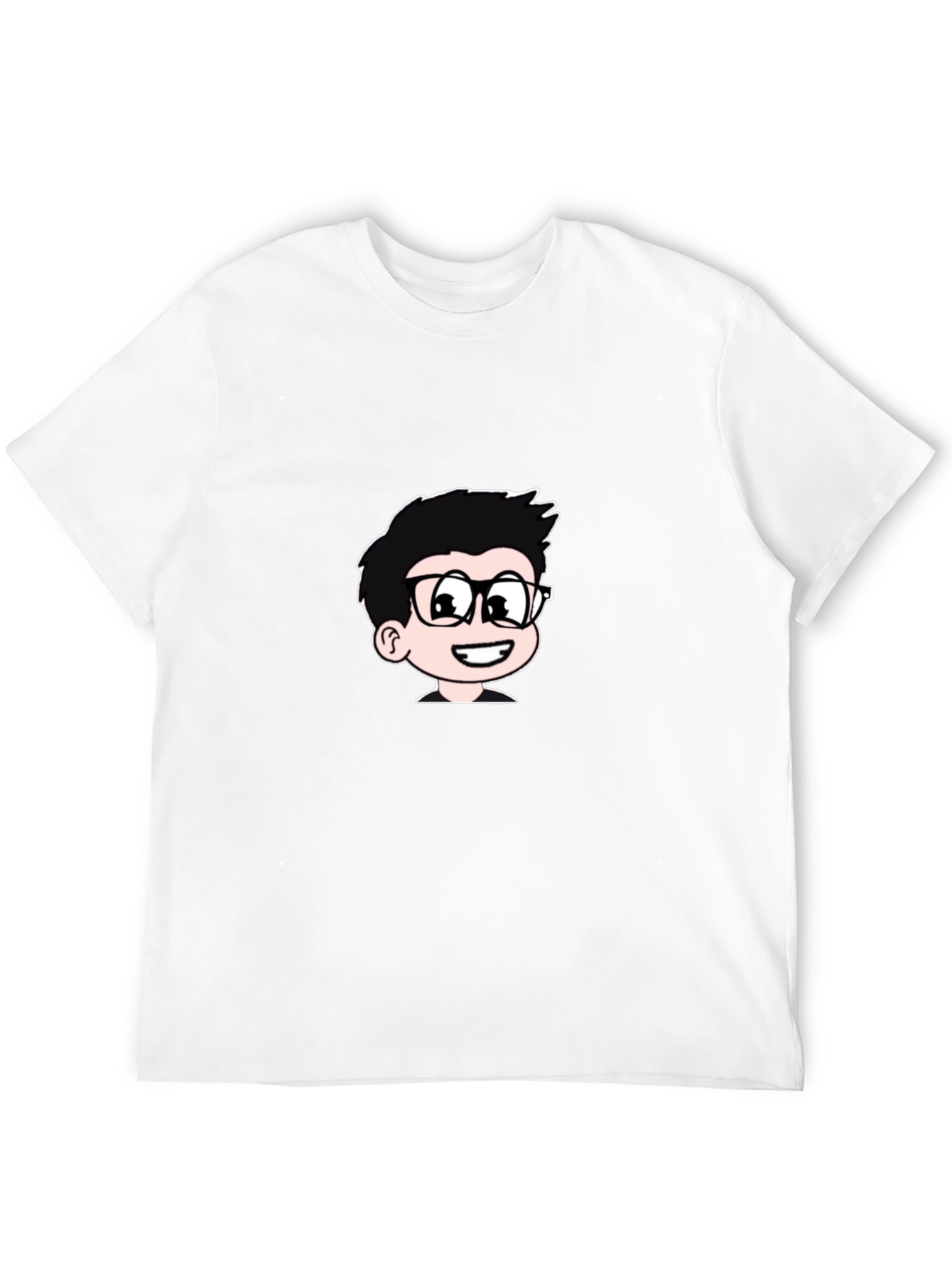 Cartoon Boy Black T-Shirt | Cool Casual Tee