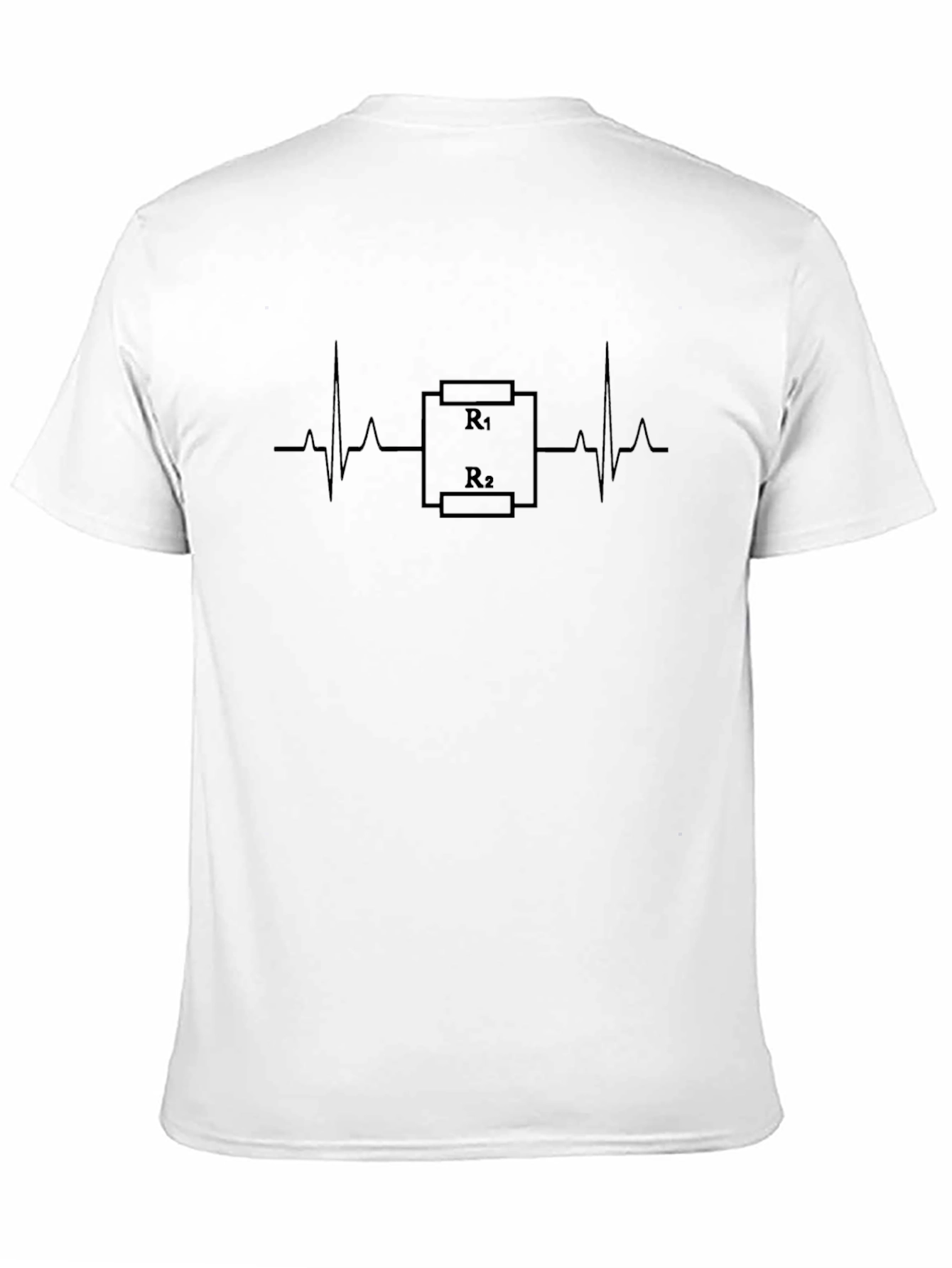 Resistor Heartbeat Black T-Shirt