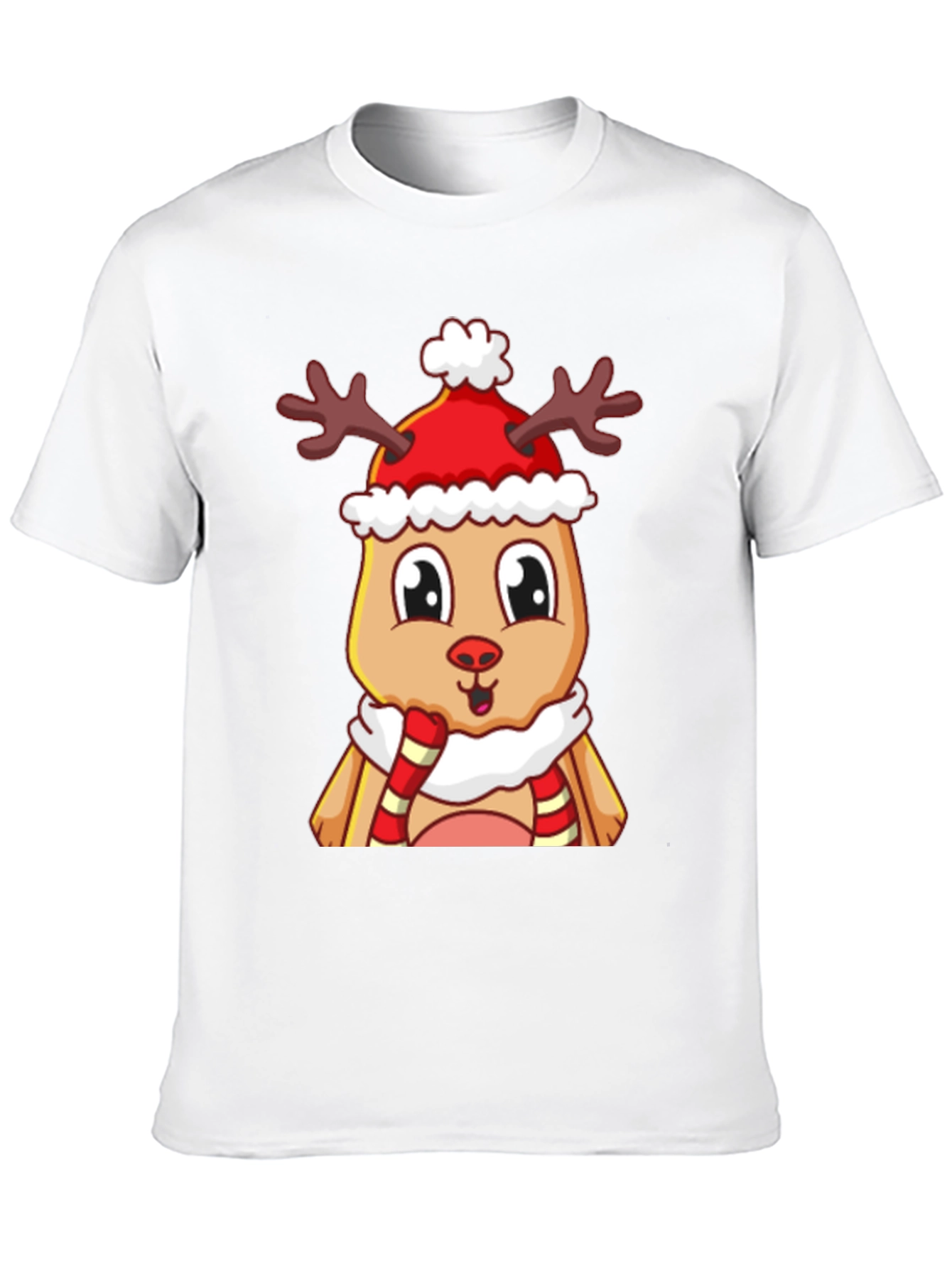 Festive Reindeer Graphic Tee
