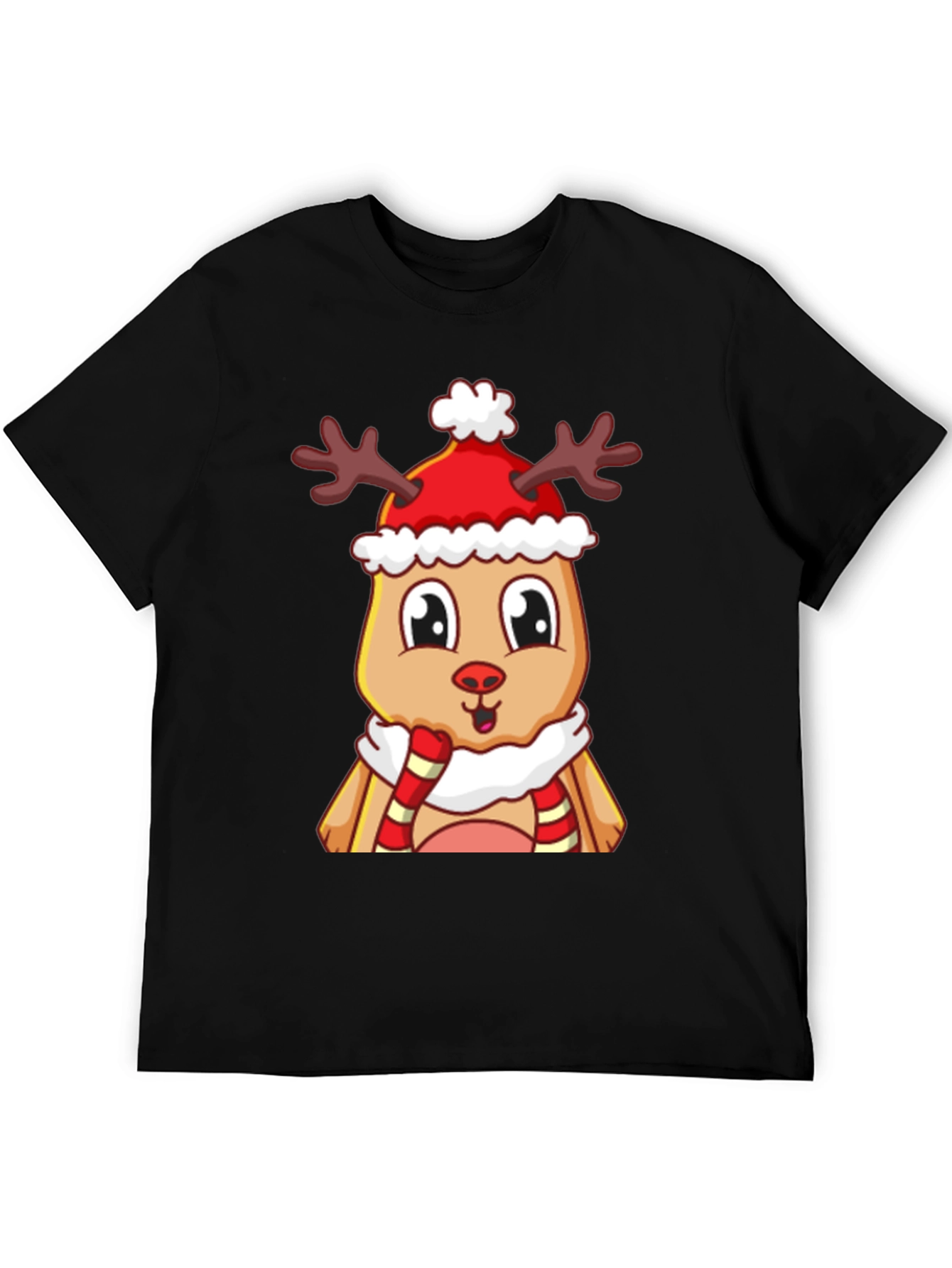 Festive Reindeer Graphic Tee