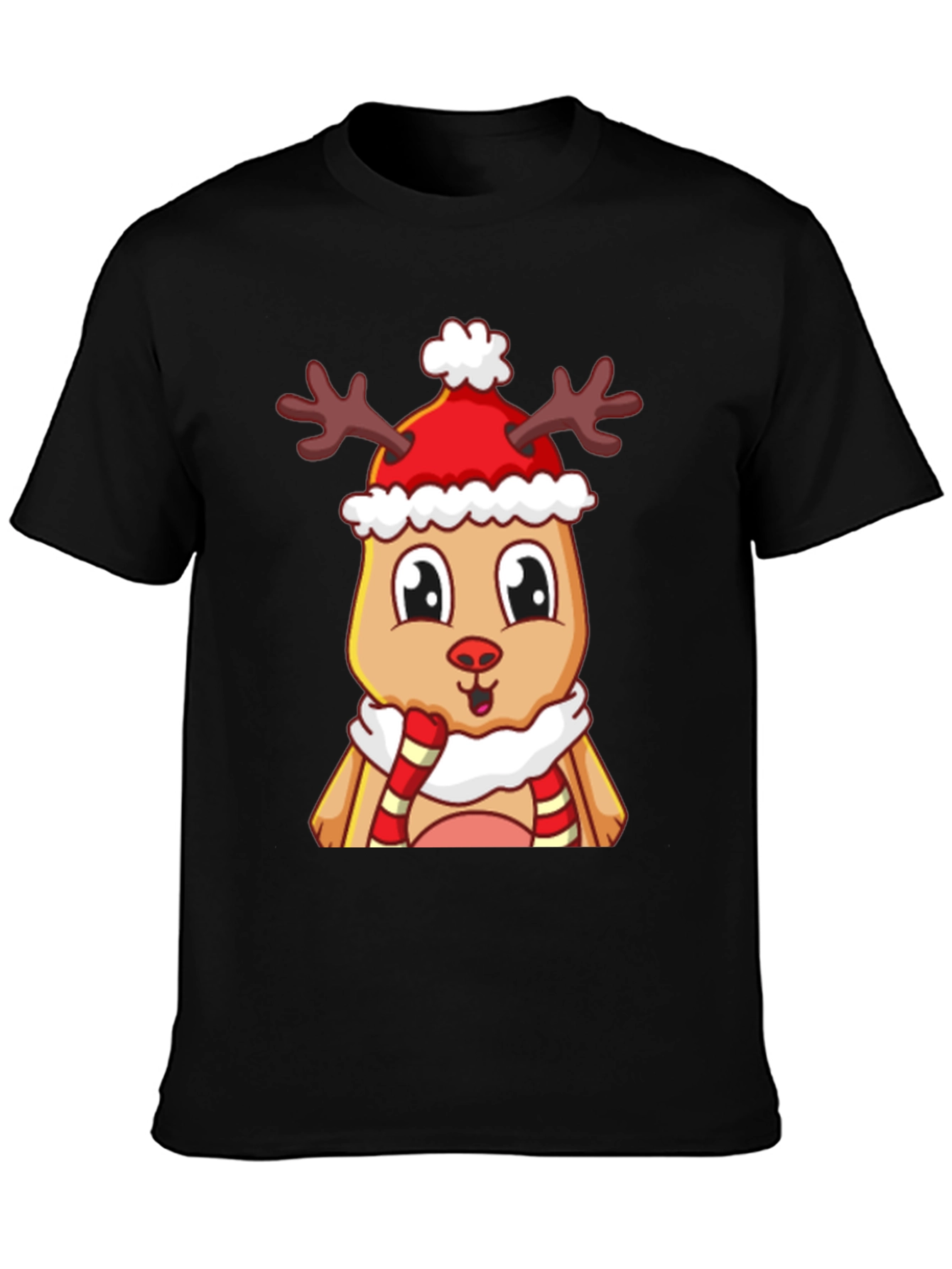 Festive Reindeer Graphic Tee