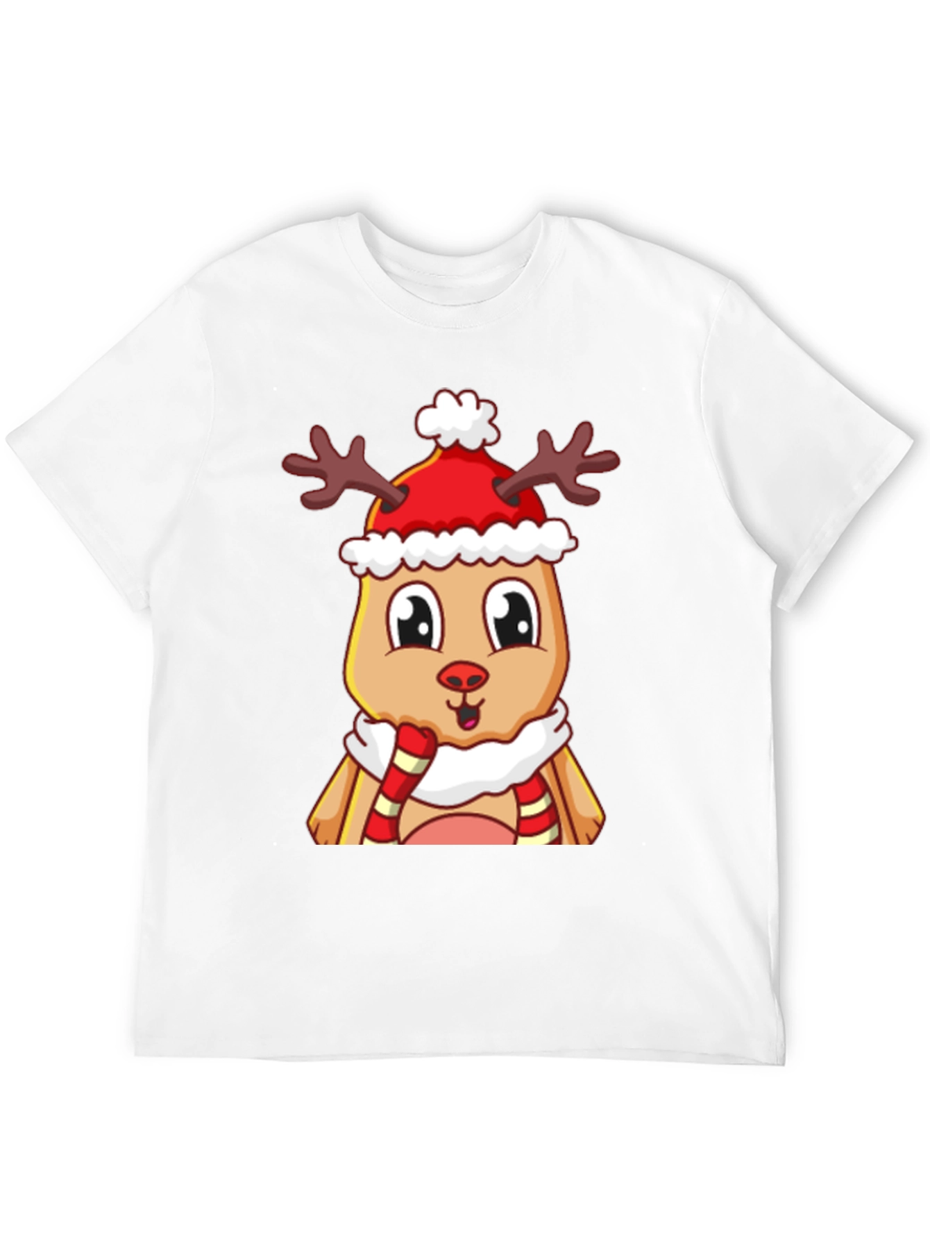 Festive Reindeer Graphic Tee