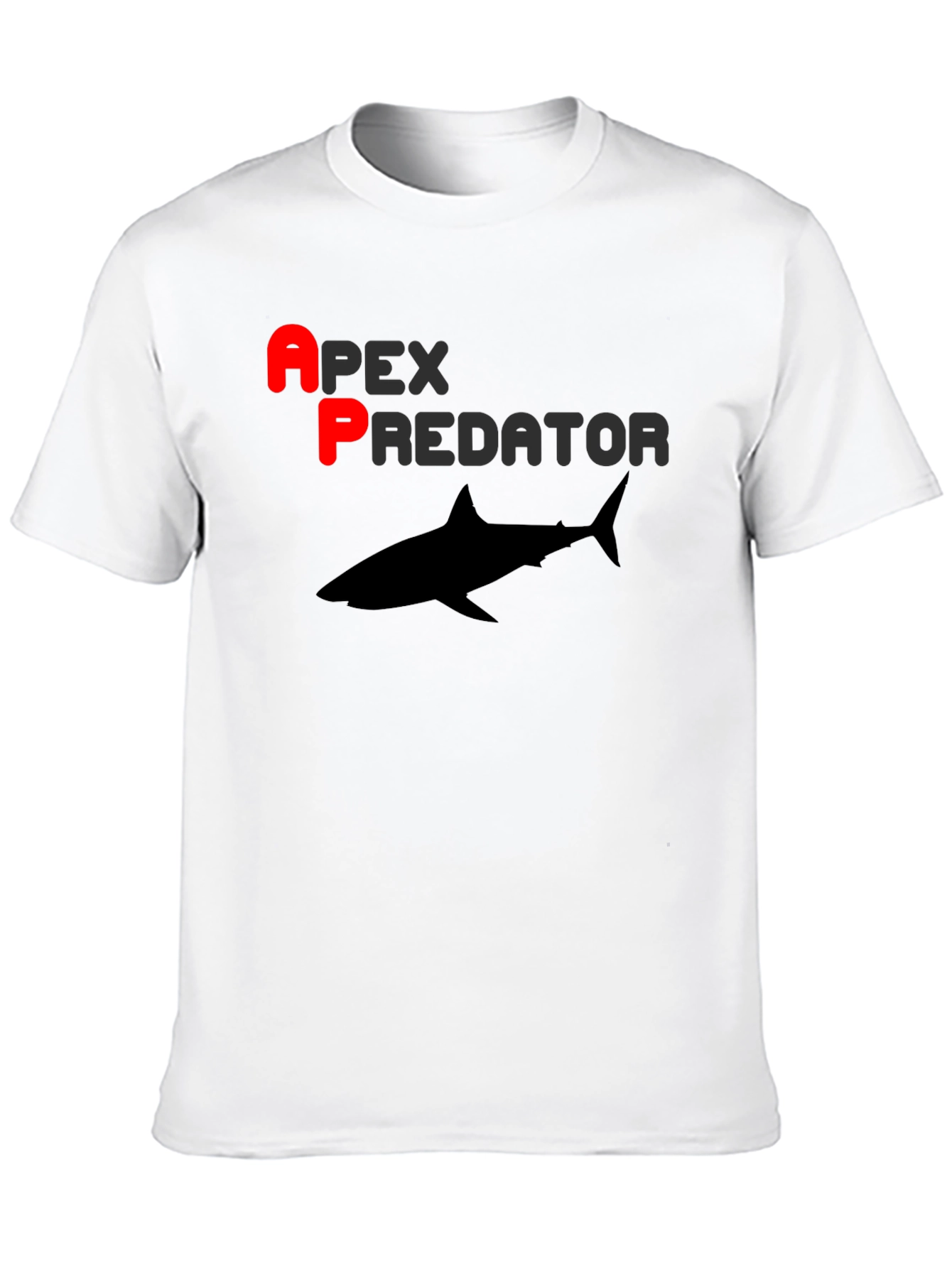 Apex Predator Shark Graphic T-Shirt - Black