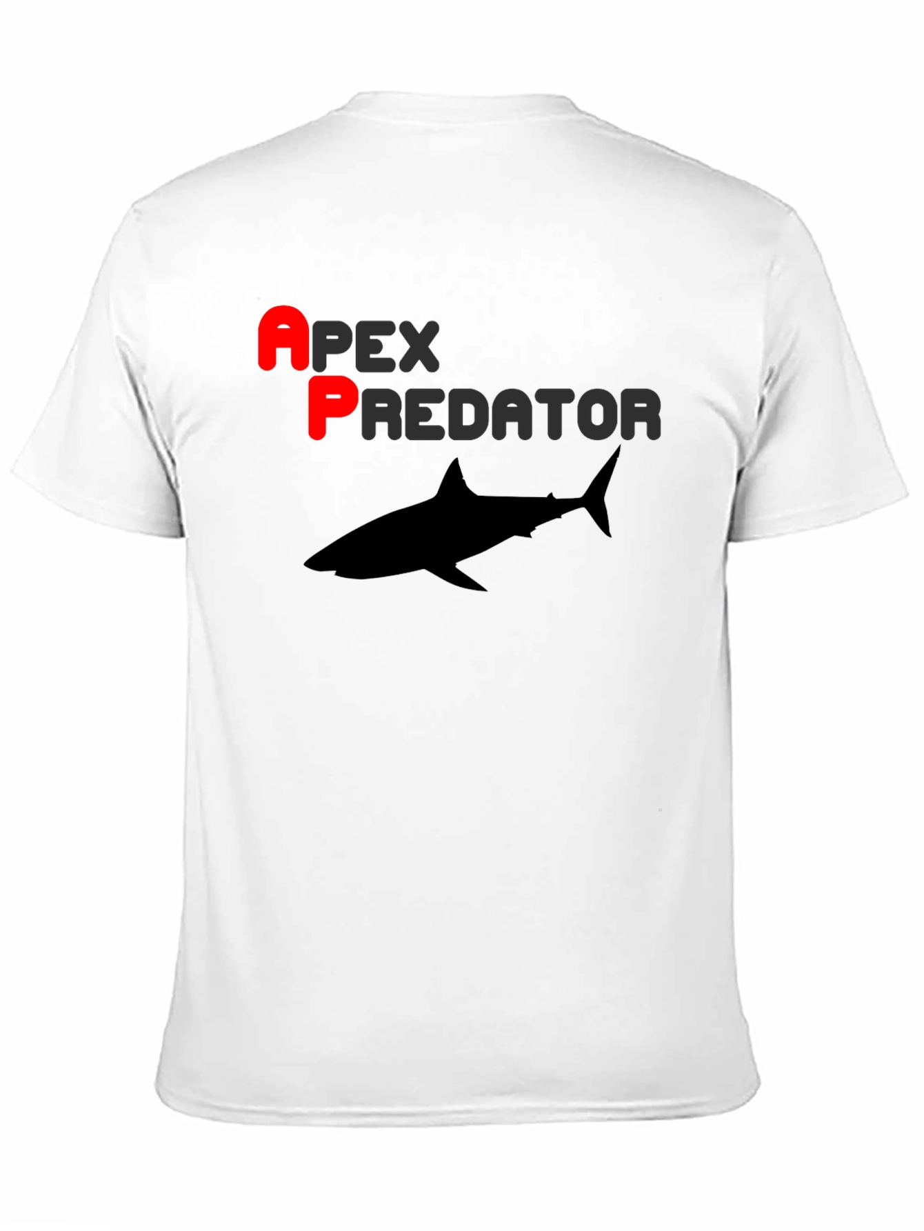 Apex Predator Shark Graphic T-Shirt - Black