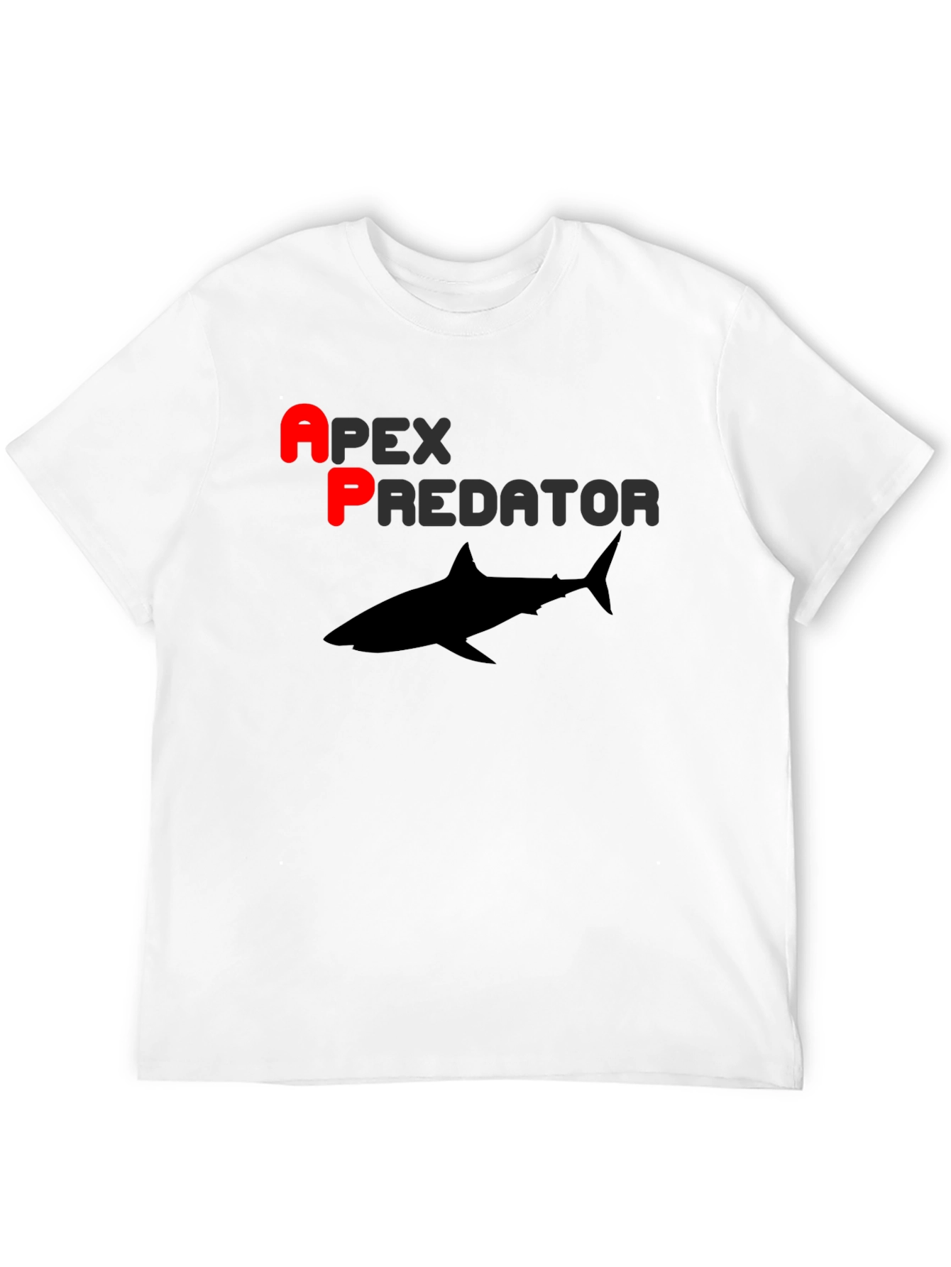 Apex Predator Shark Graphic T-Shirt - Black