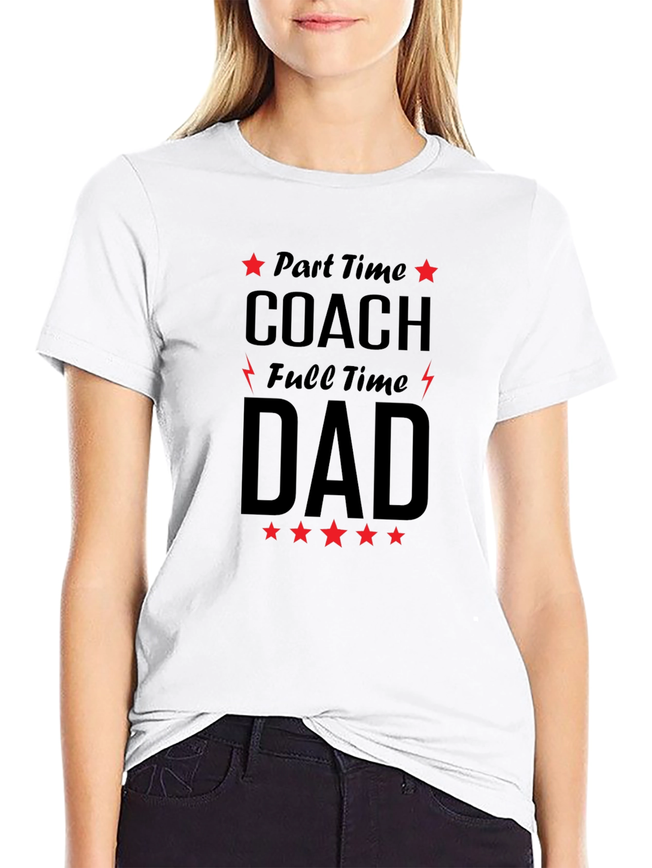 Part-Time Coach Full-Time Dad Graphic Tee