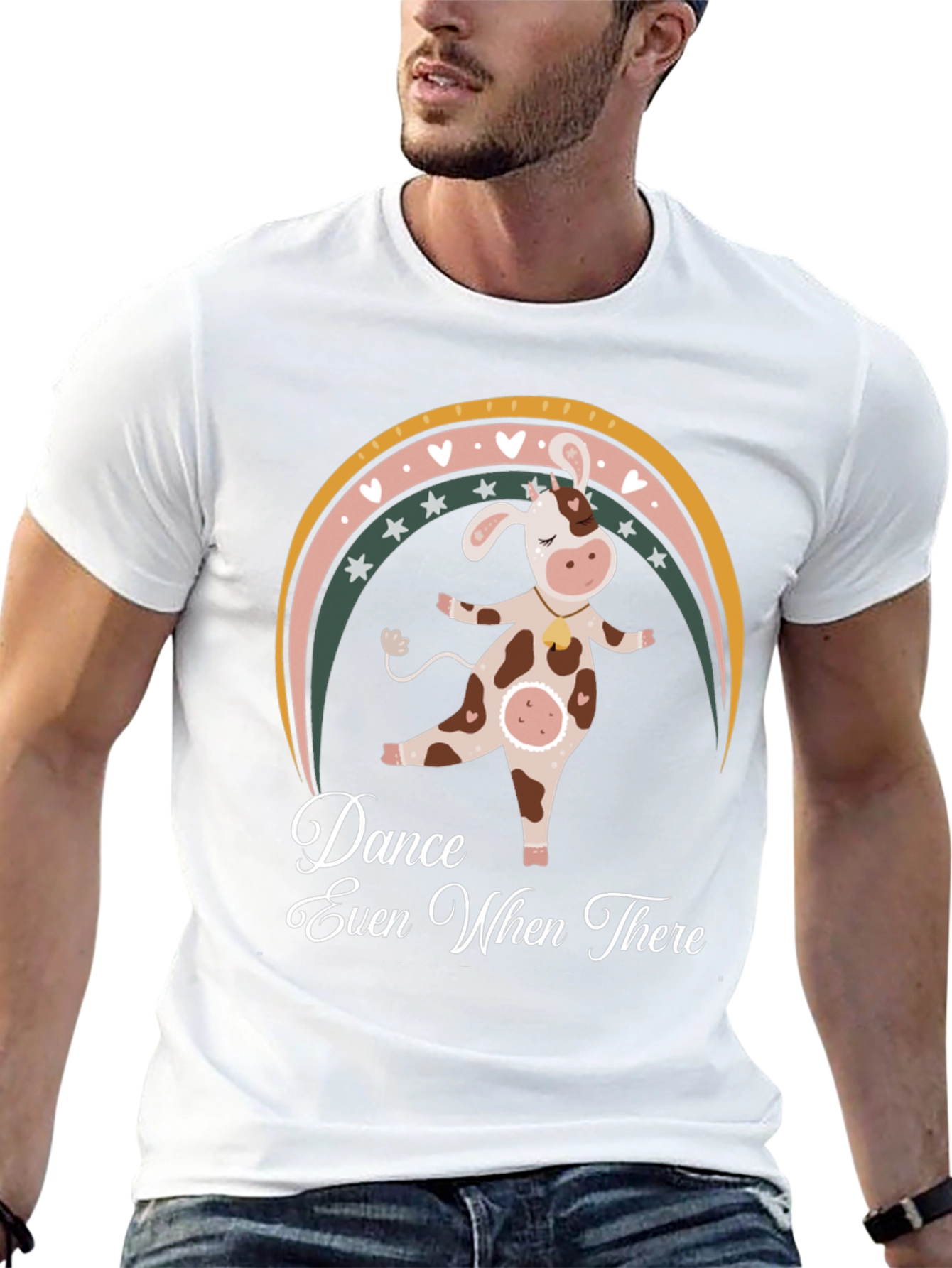 Dancing Cow Graphic Tee
