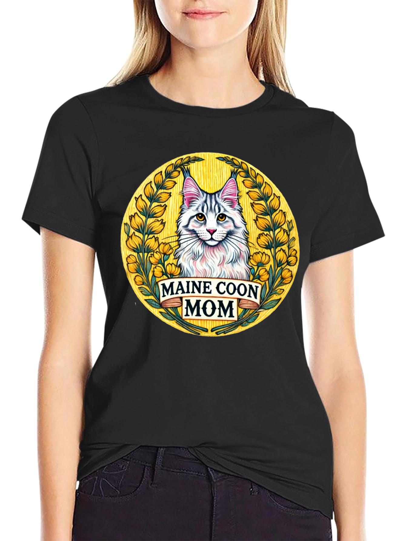 Maine Coon Mom Graphic Tee