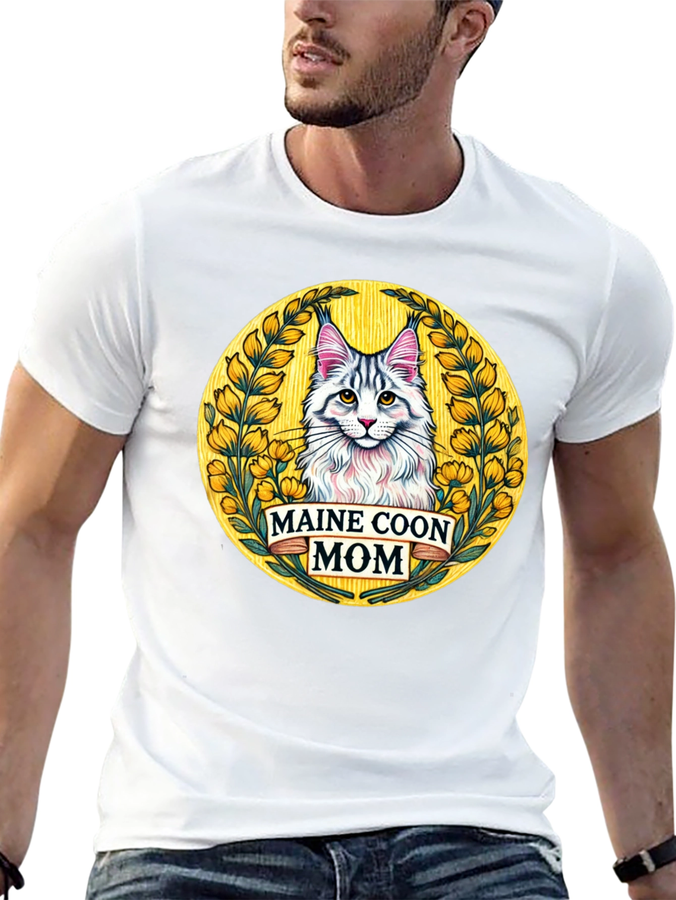 Maine Coon Mom Graphic Tee