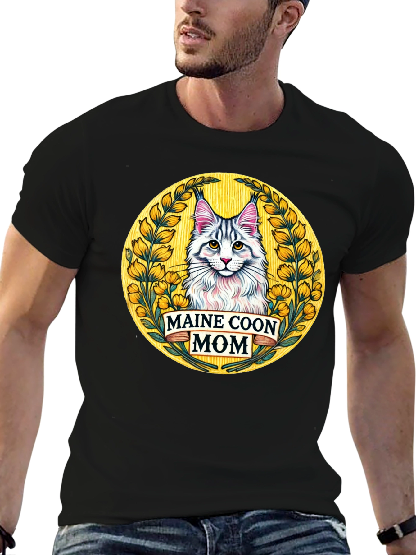 Maine Coon Mom Graphic Tee