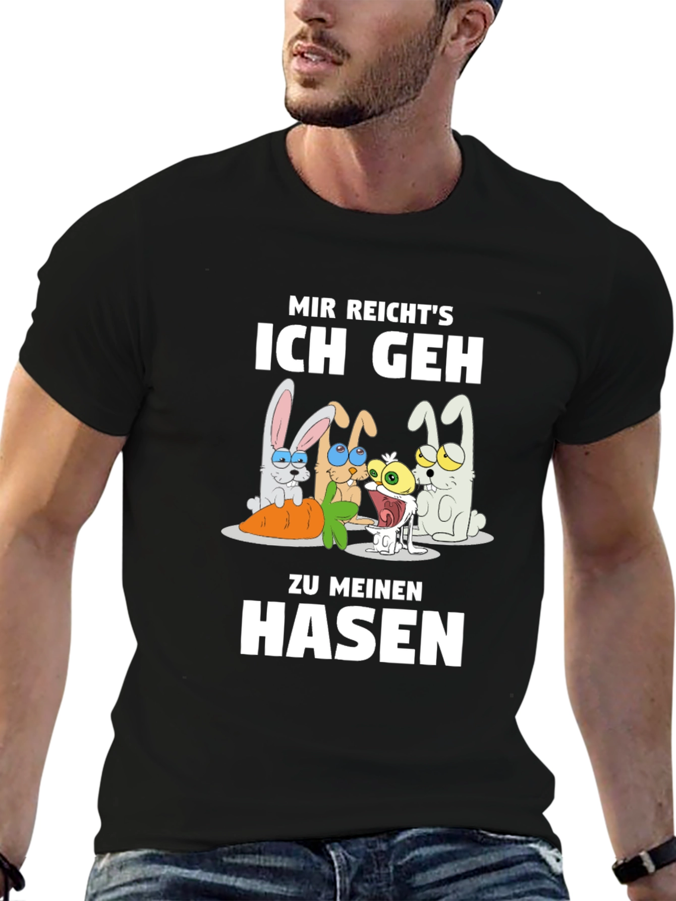 Mir Reichts Ich Geh Zu Meinen Hasen Graphic T-Shirt