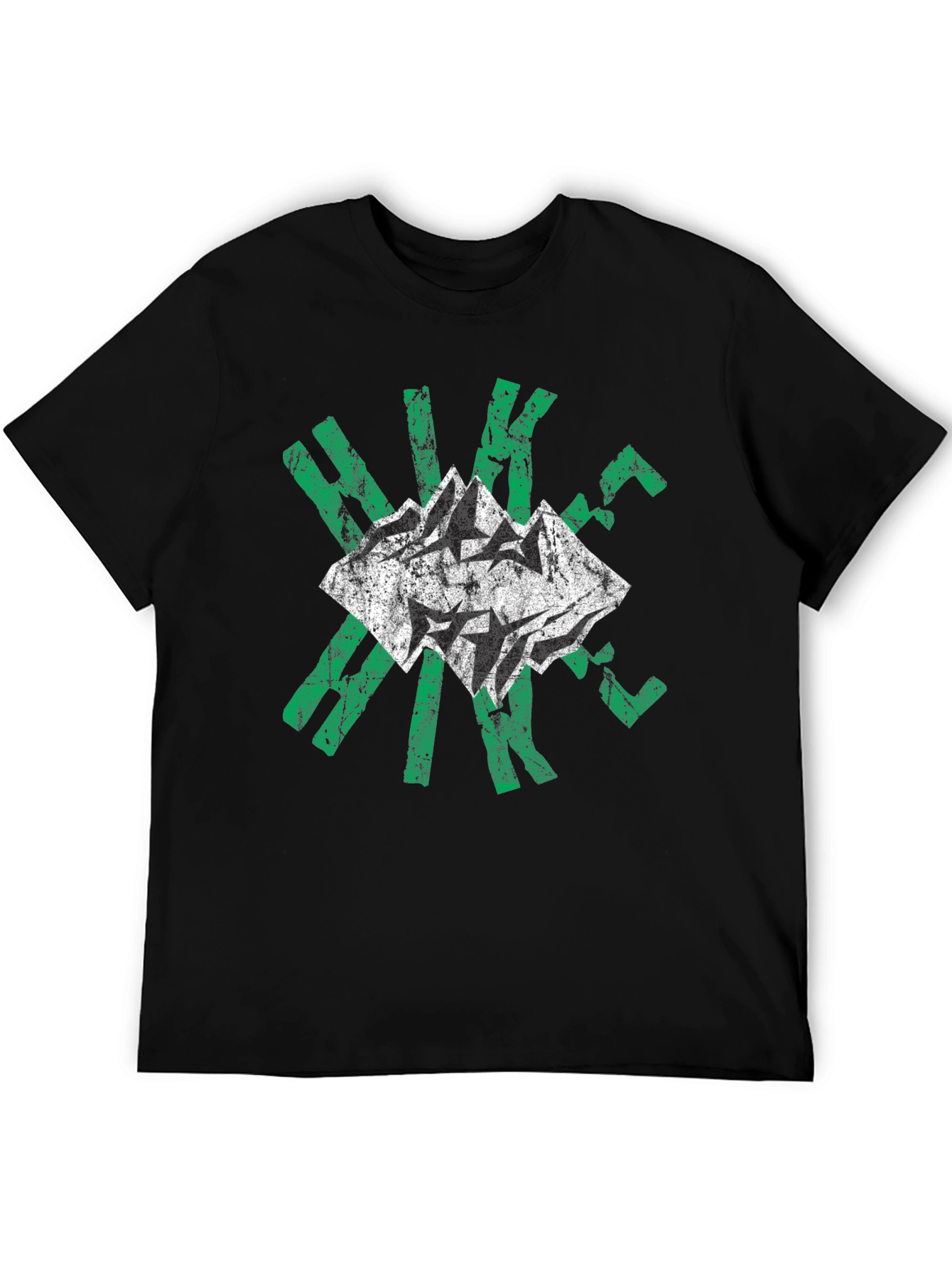 Distressed Mountain Hike Graphic Tee
