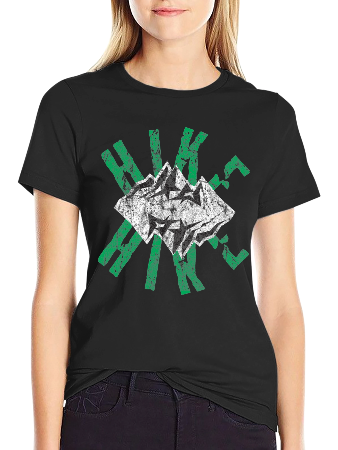 Distressed Mountain Hike Graphic Tee