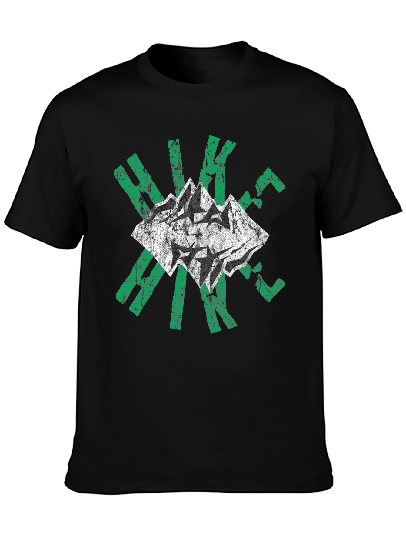 Distressed Mountain Hike Graphic Tee
