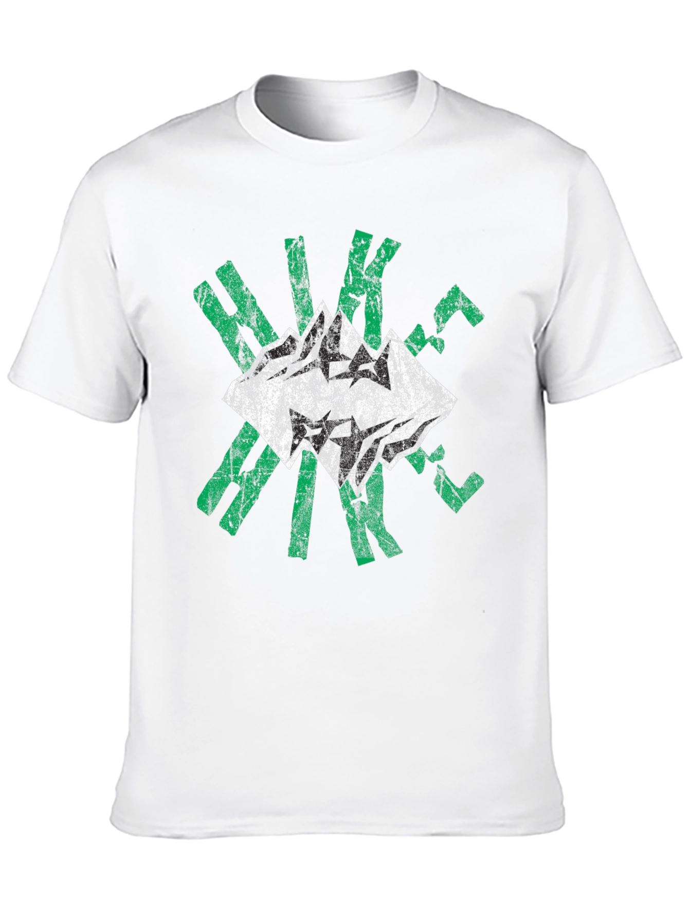 Distressed Mountain Hike Graphic Tee