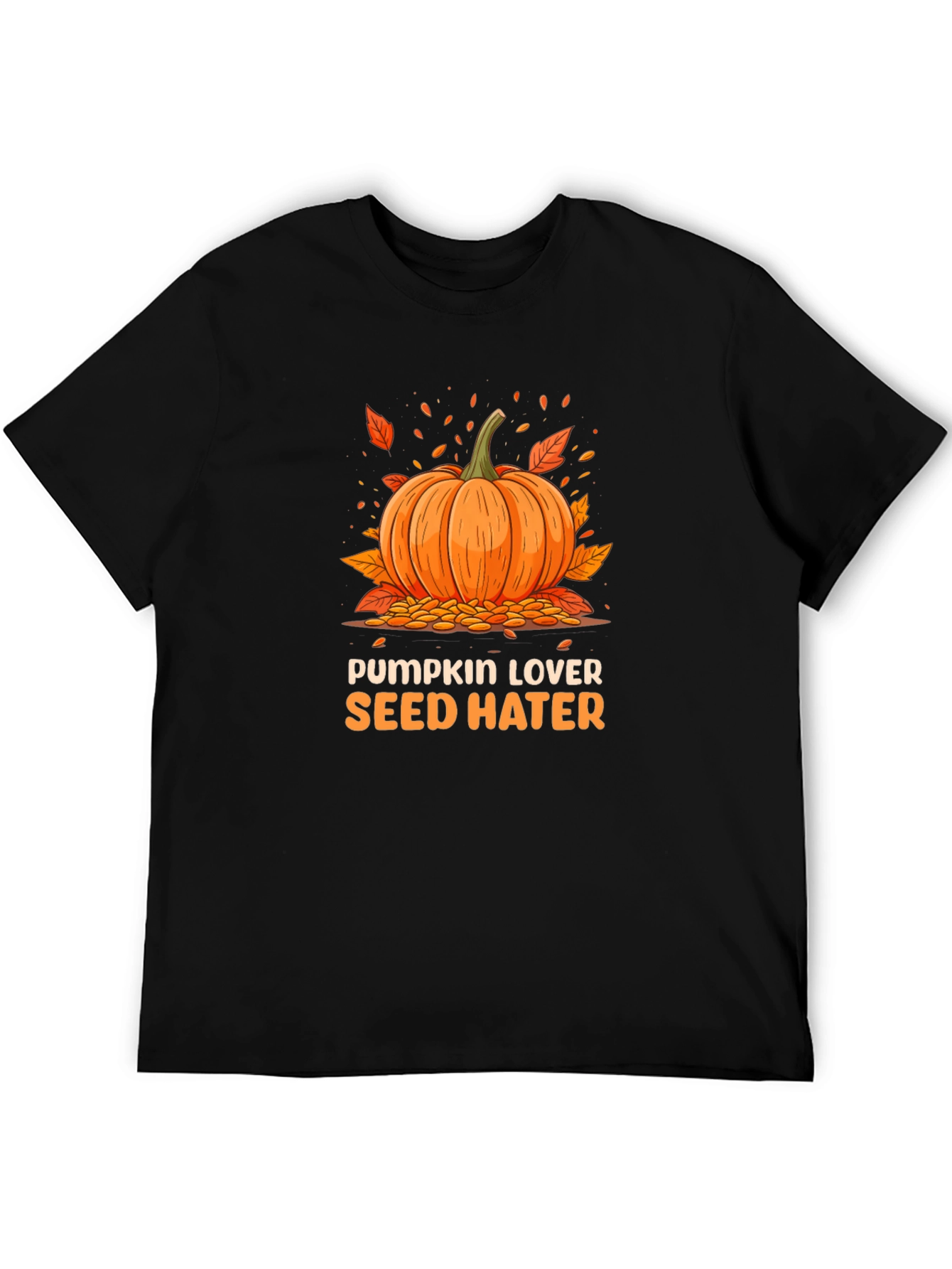 Pumpkin Lover Seed Hater Graphic Tee