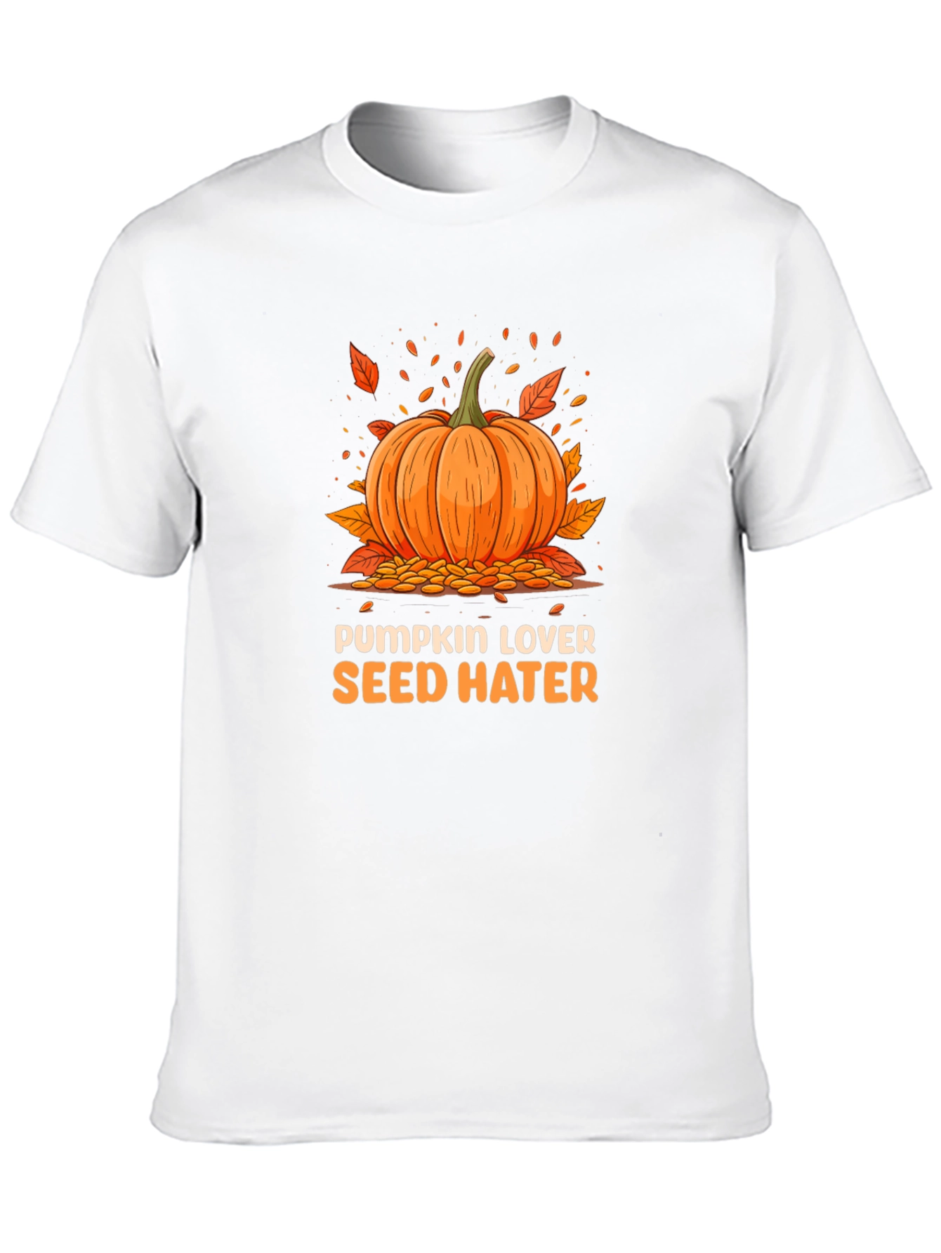 Pumpkin Lover Seed Hater Graphic Tee