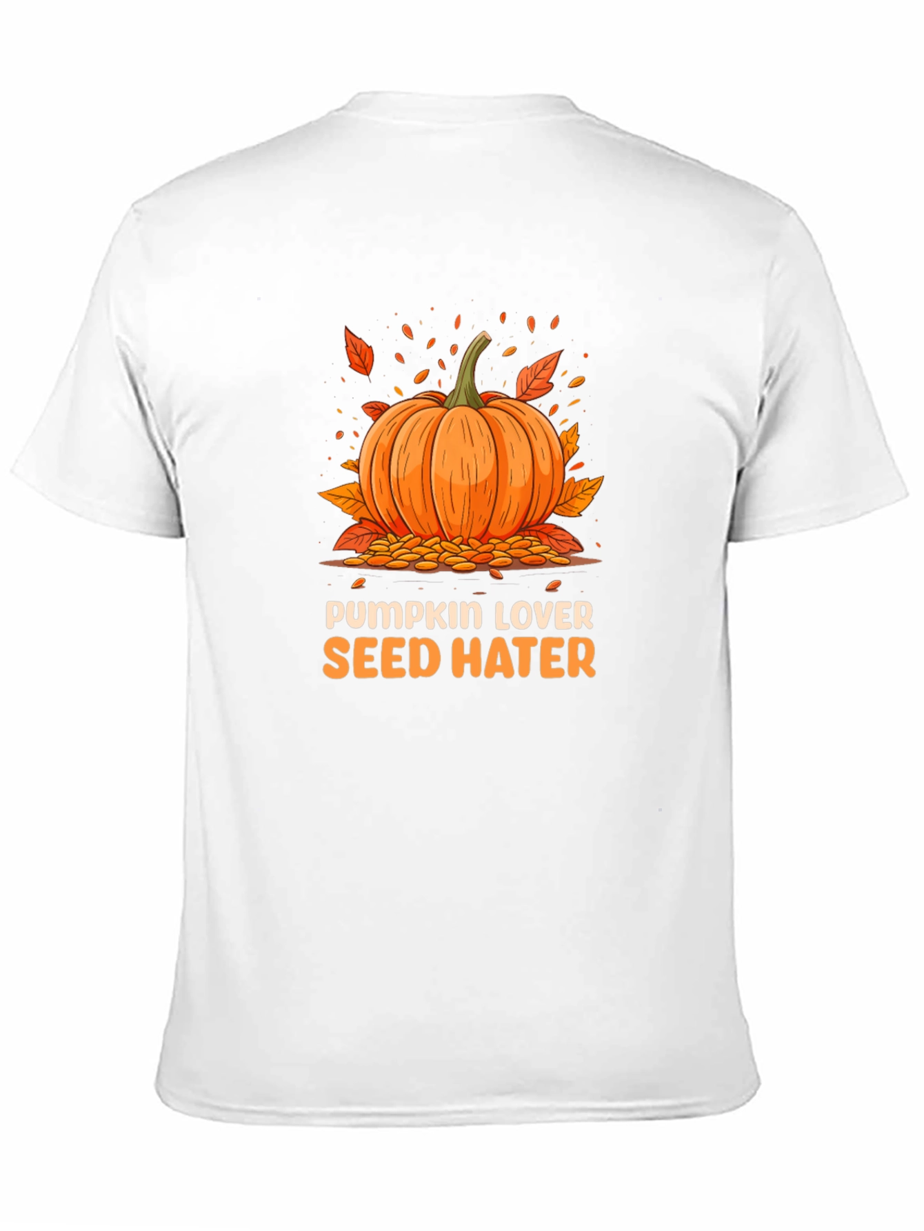 Pumpkin Lover Seed Hater Graphic Tee