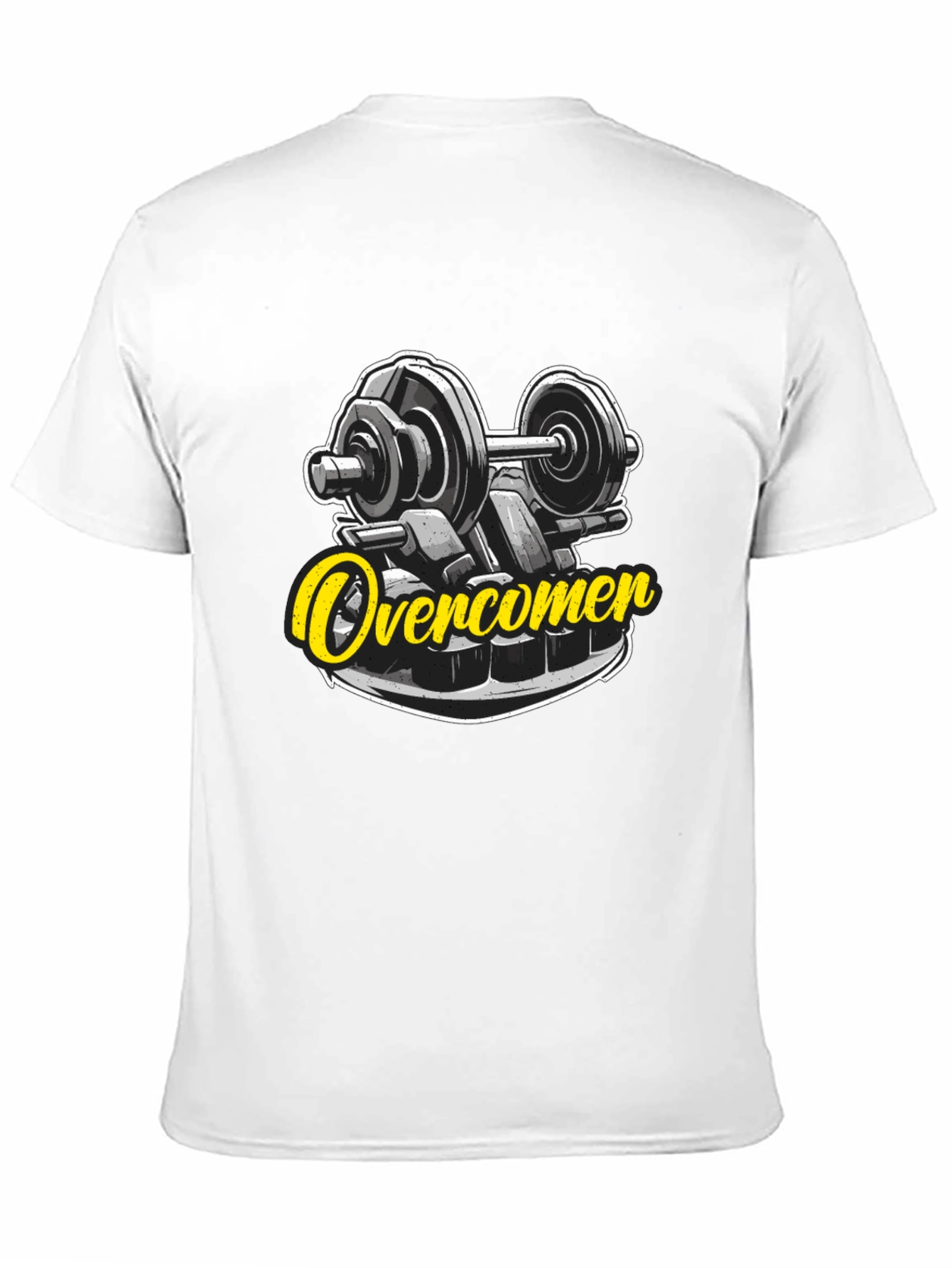 Overcomer Gym T-Shirt - Black Graphic Tee