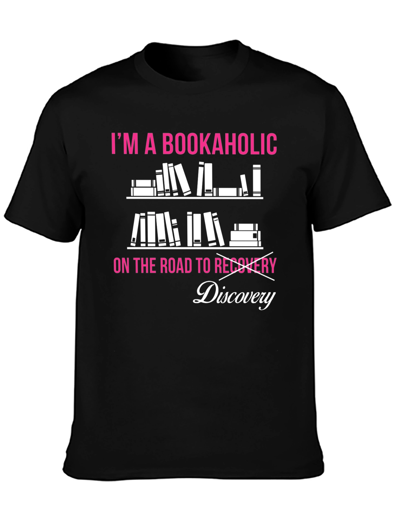 Bookaholic Discovery T-Shirt Book Lover Tee