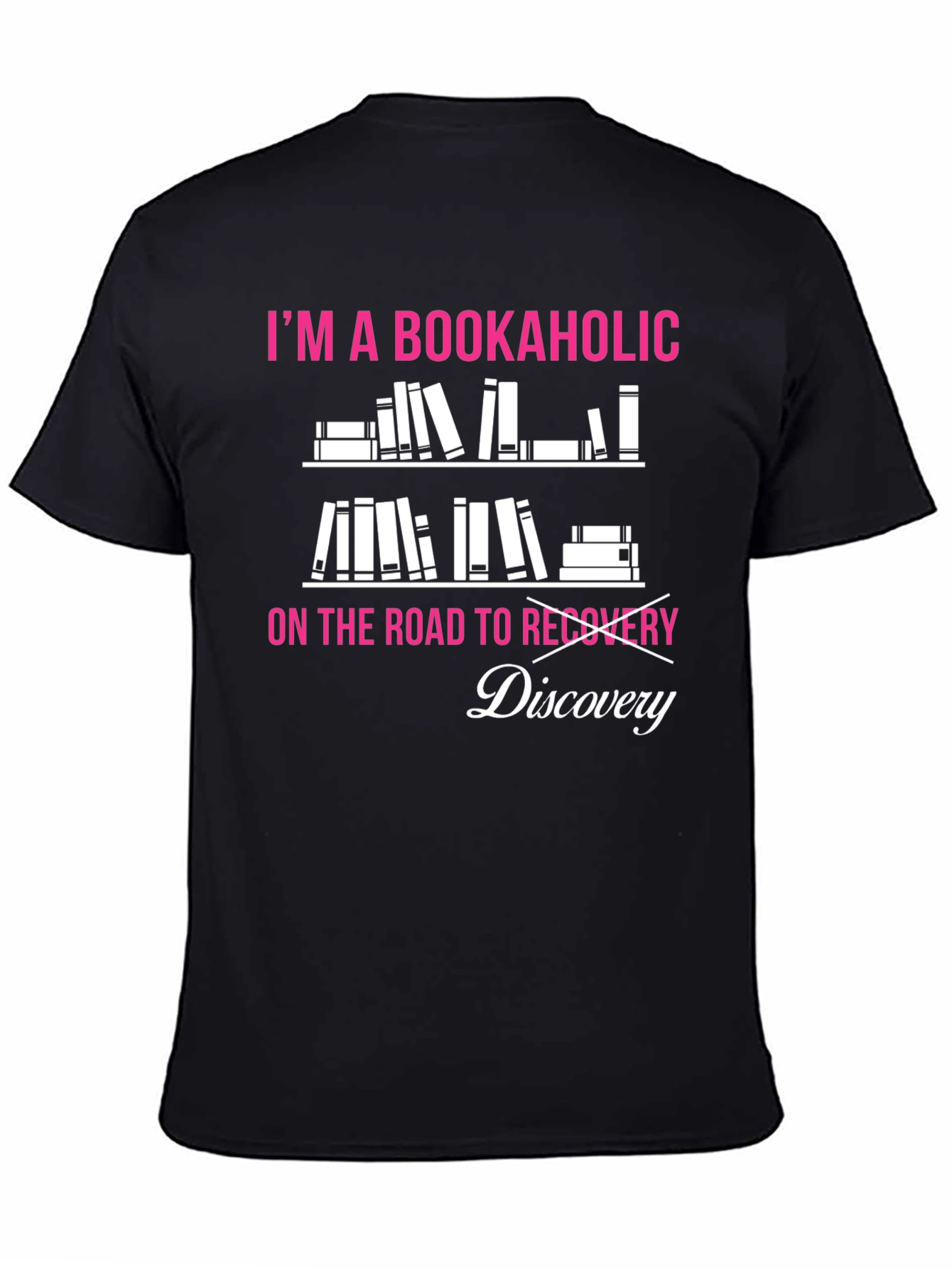 Bookaholic Discovery T-Shirt Book Lover Tee