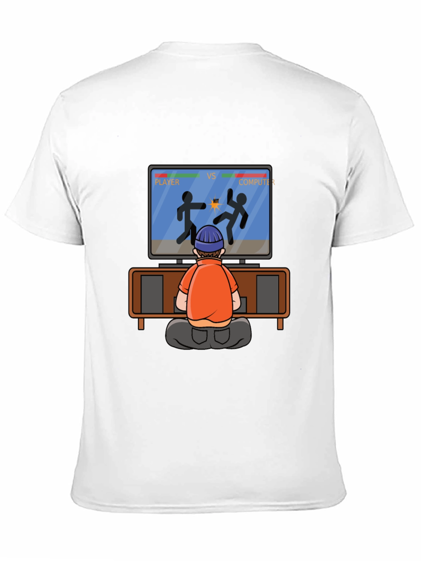 Gamer vs Computer Black T-Shirt