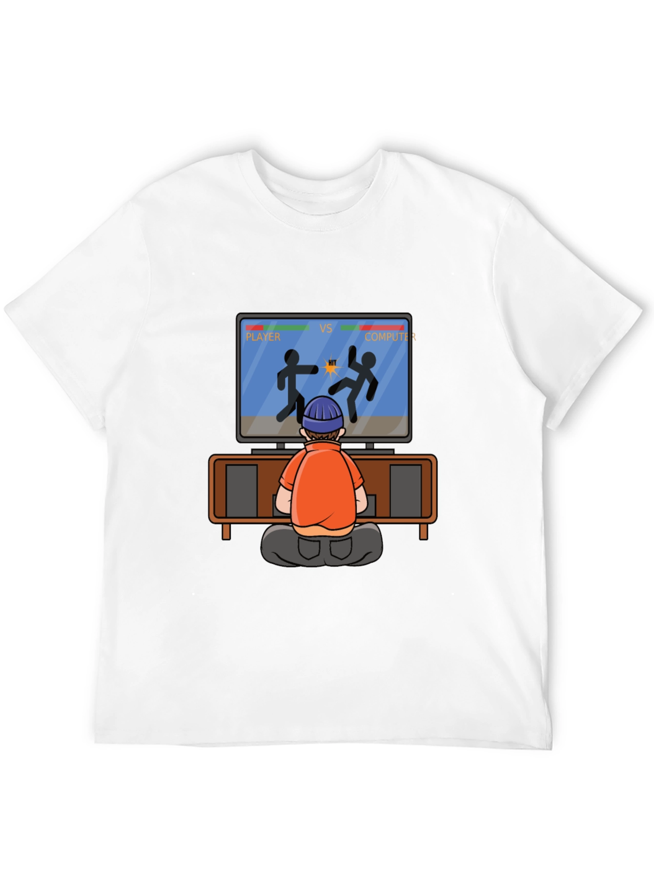 Gamer vs Computer Black T-Shirt