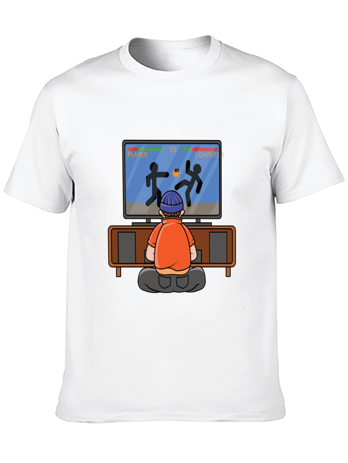 Gamer vs Computer Black T-Shirt