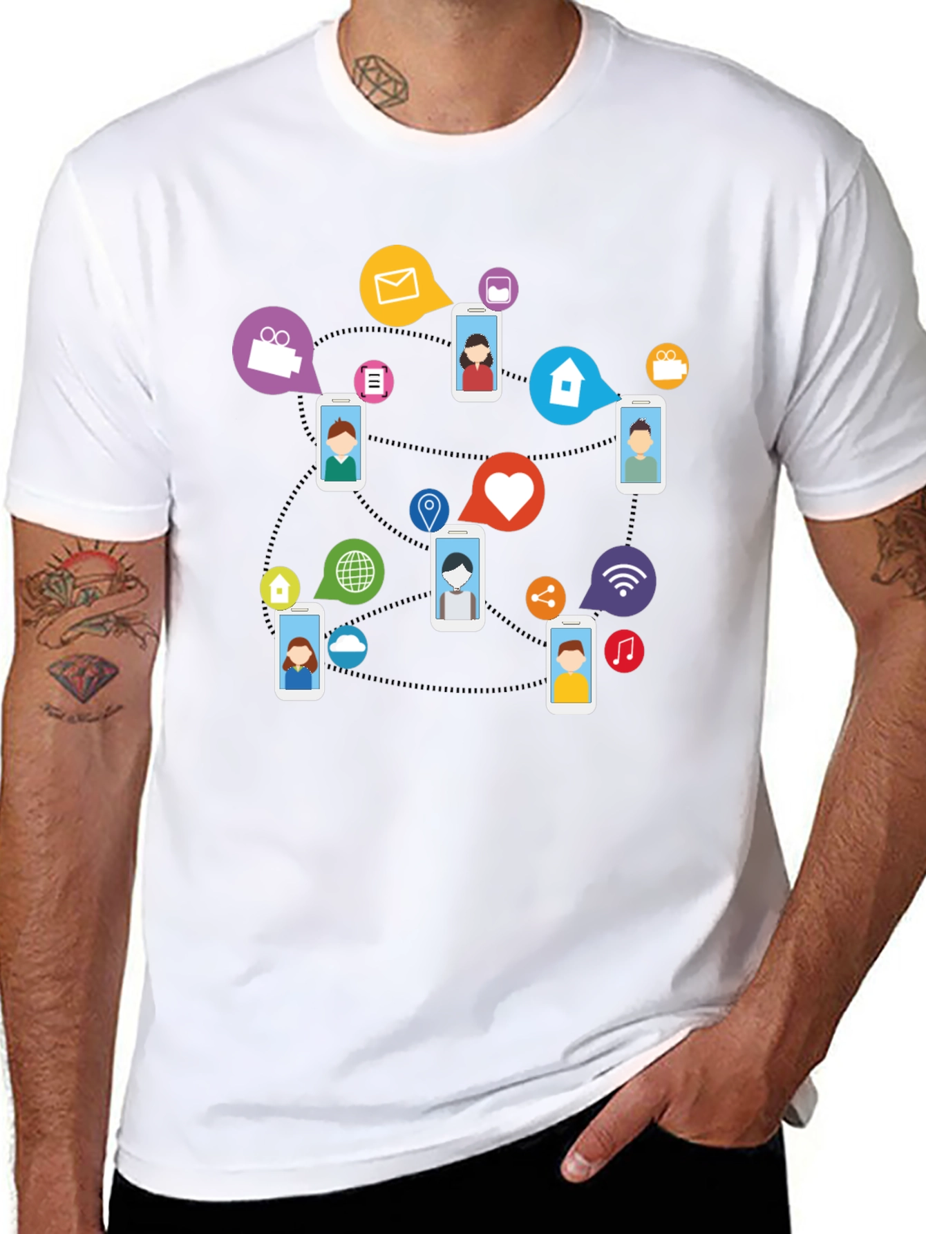 Connected World Graphic Tee