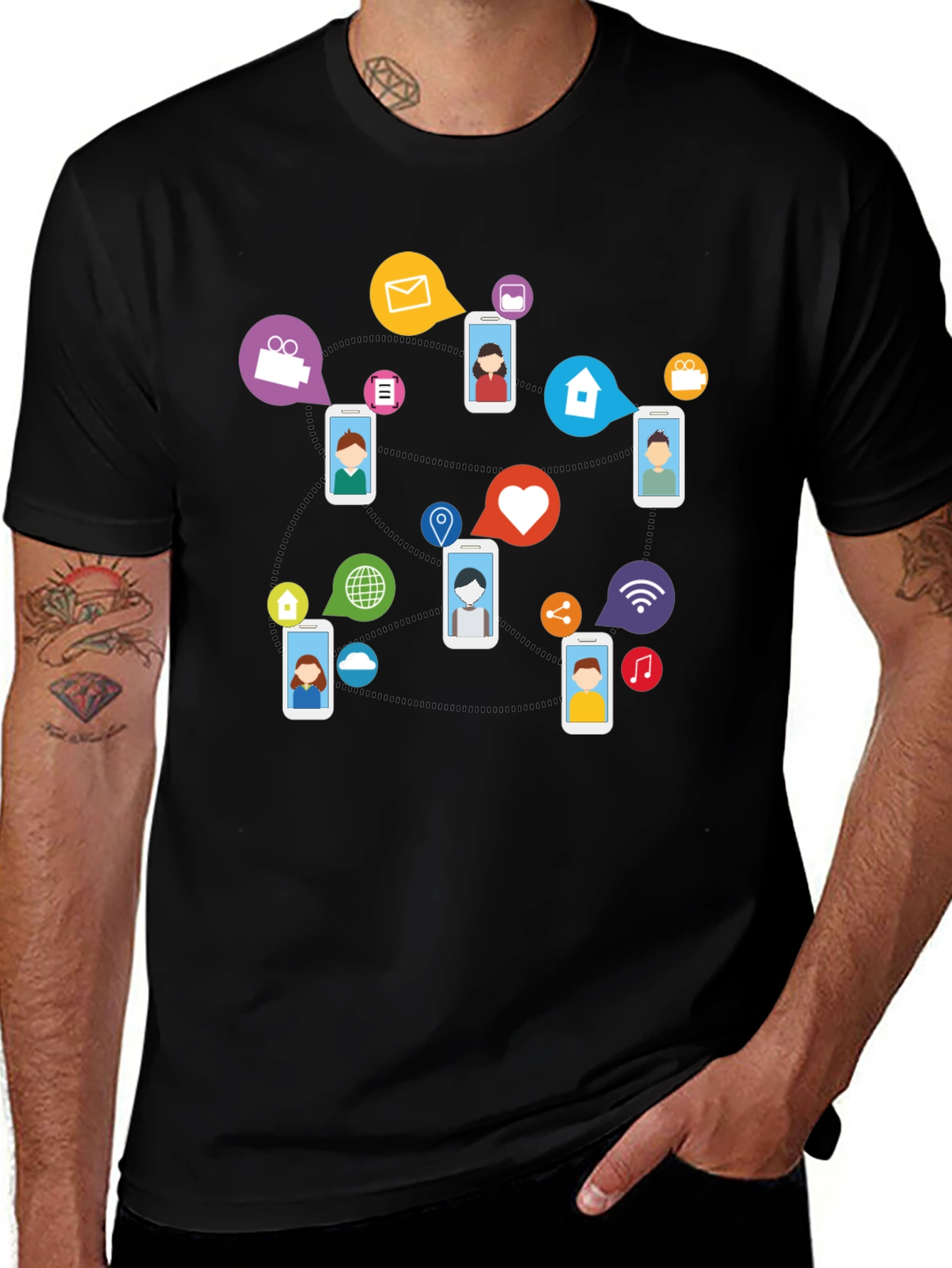 Connected World Graphic Tee