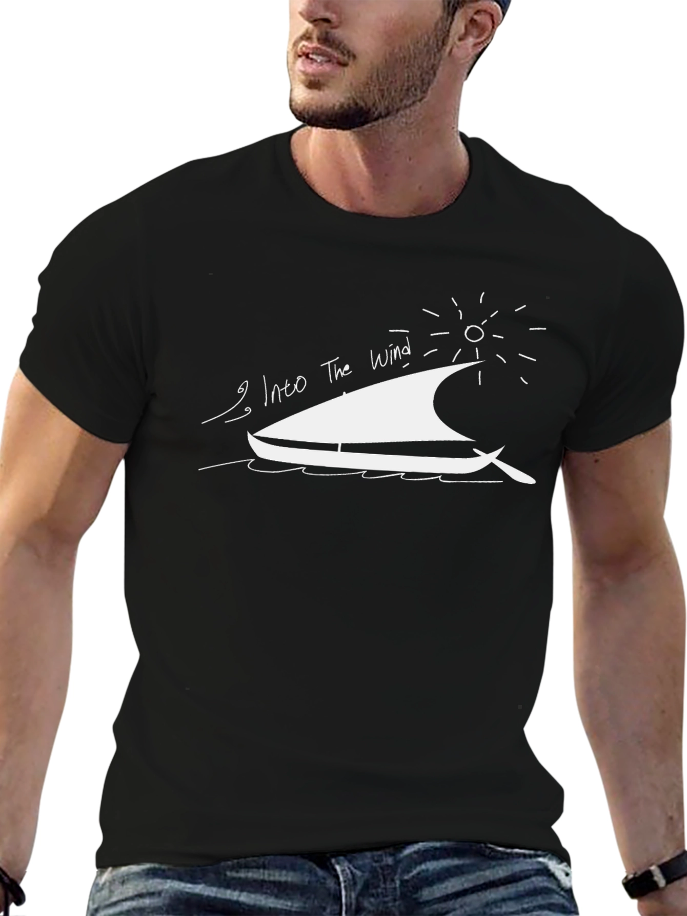 Into the Wind T-Shirt - Sailing Adventure Tee