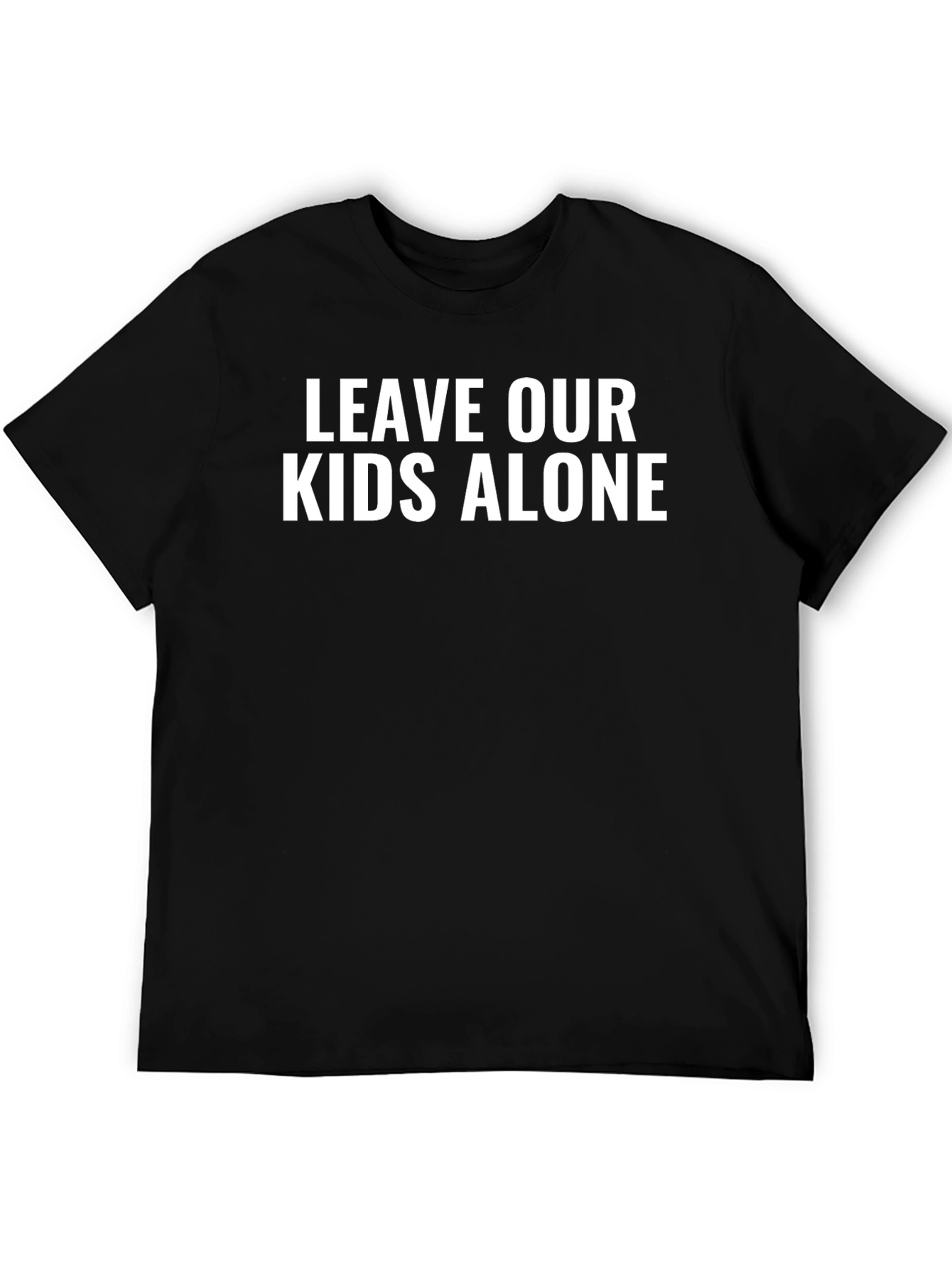 Leave Our Kids Alone Graphic Tee - Black