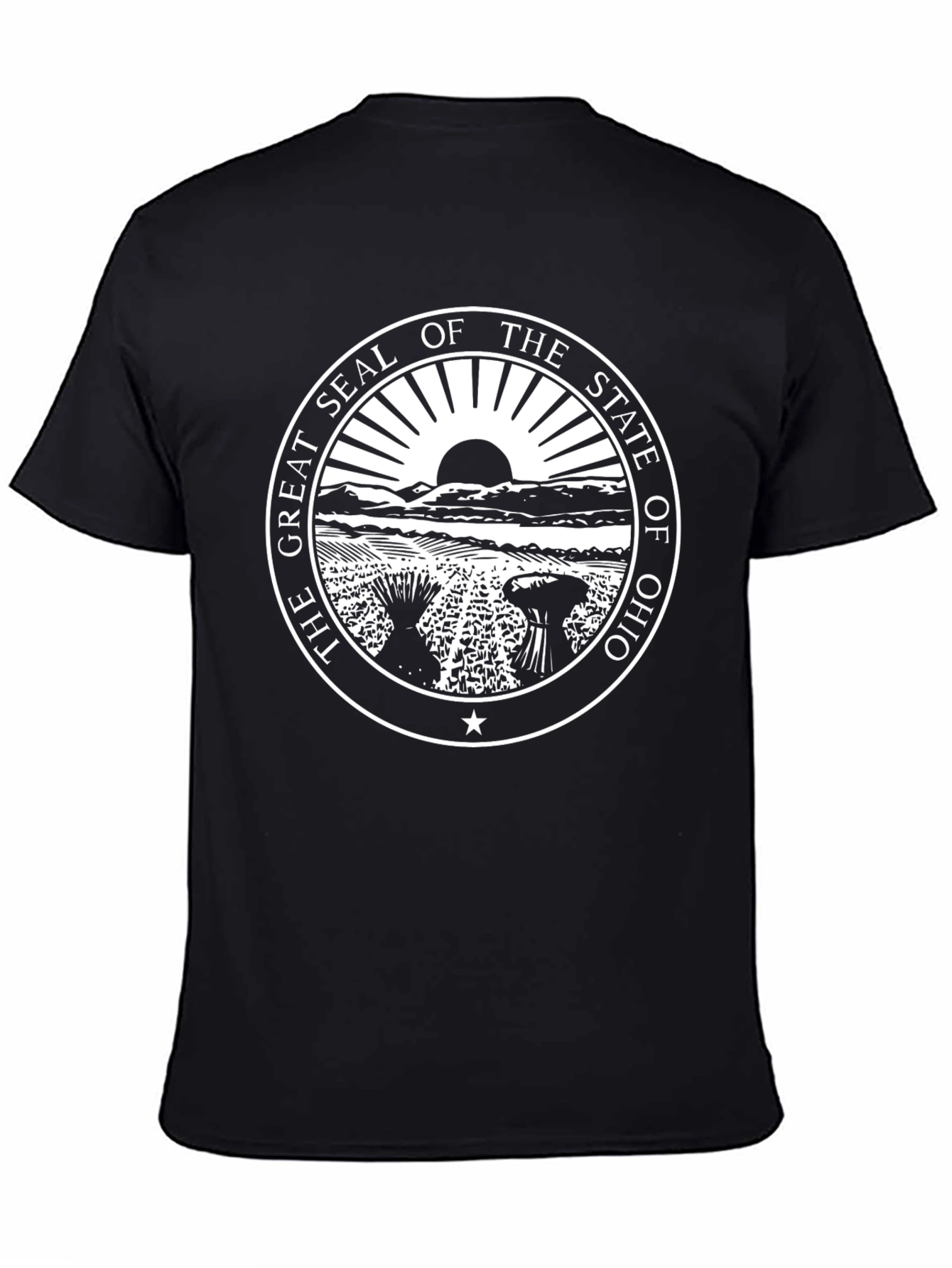 Ohio State Seal Black T-Shirt