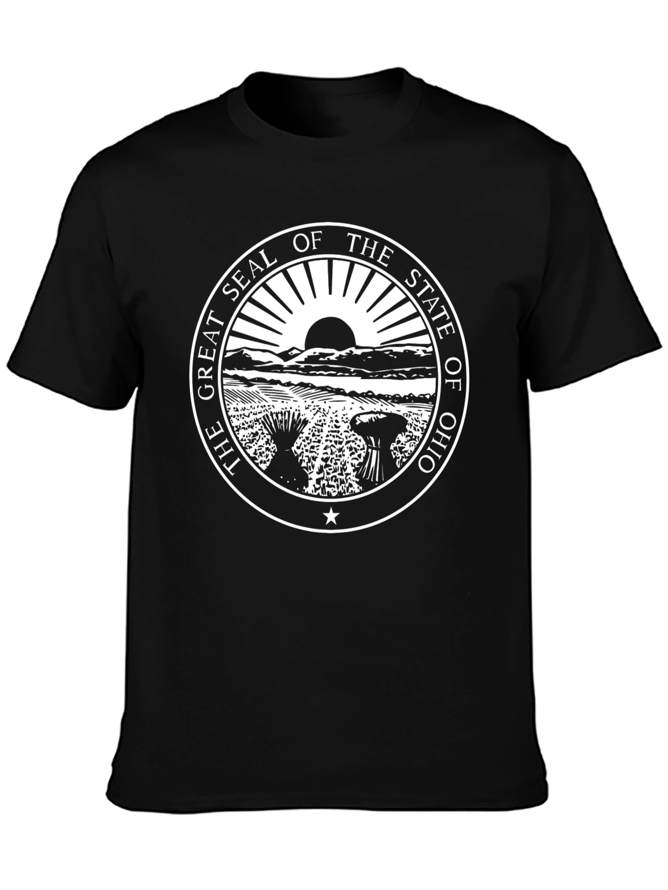 Ohio State Seal Black T-Shirt