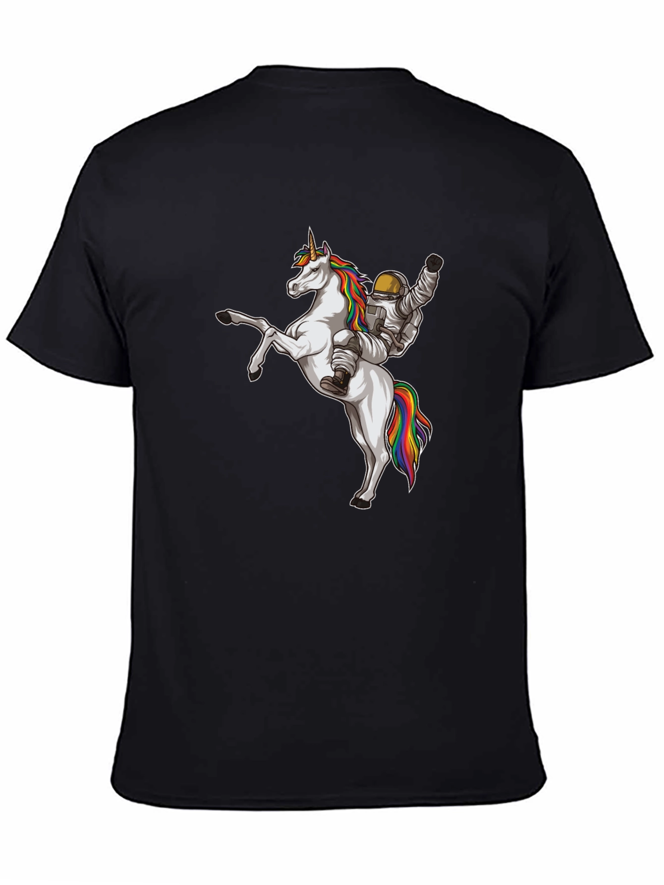 Astronaut Riding Unicorn Graphic Tee