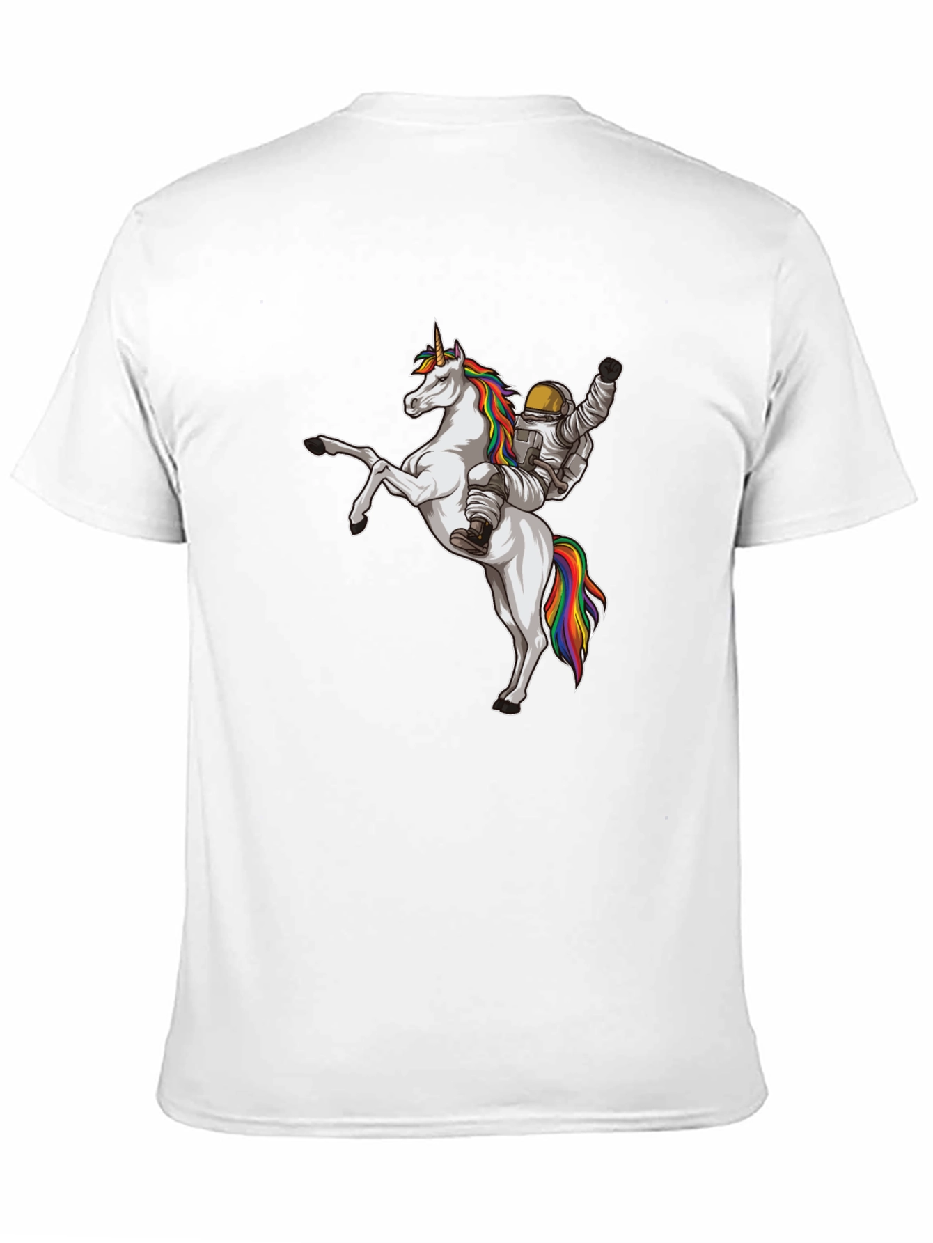 Astronaut Riding Unicorn Graphic Tee
