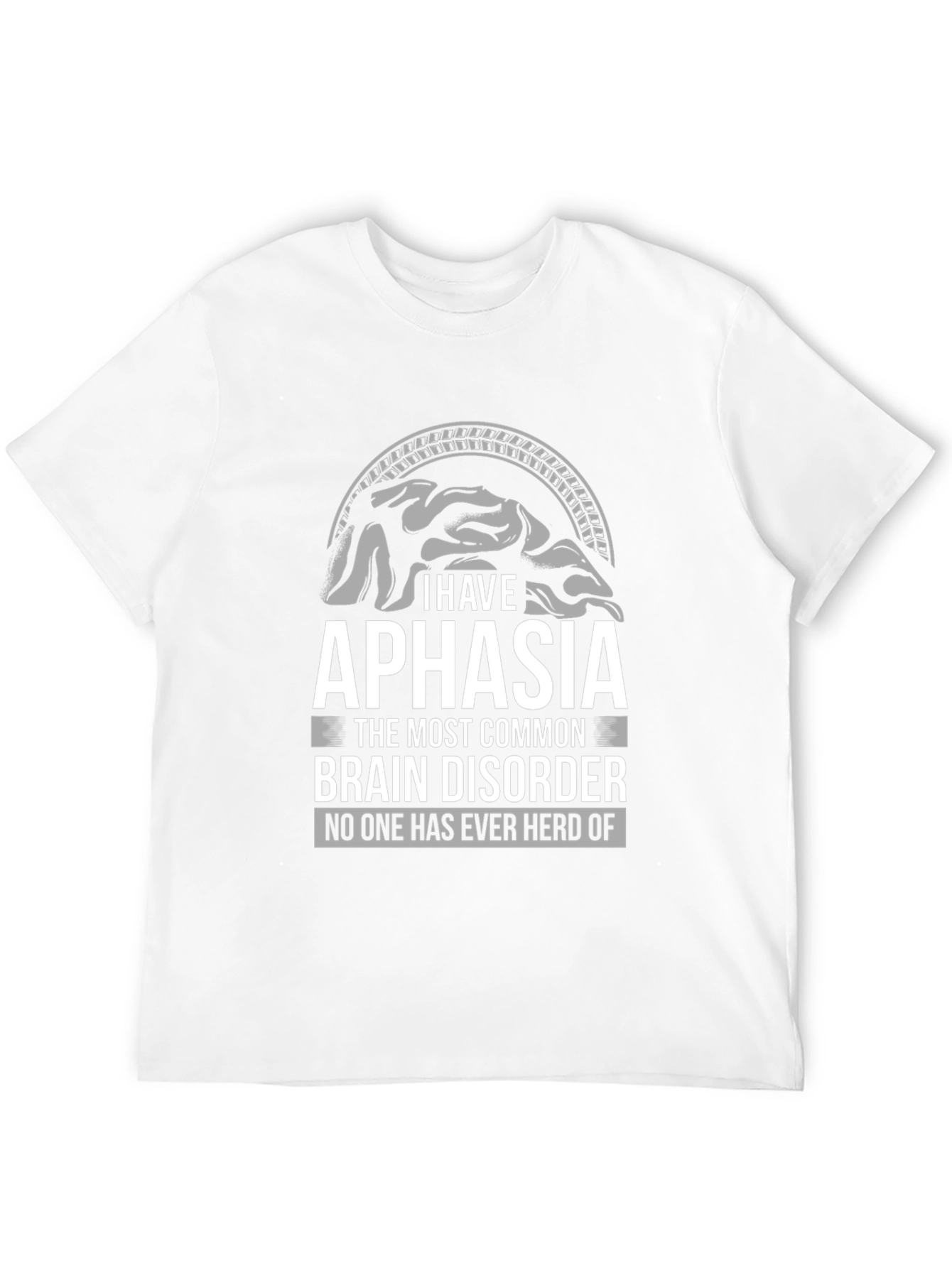 Aphasia Brain Disorder Graphic T-Shirt