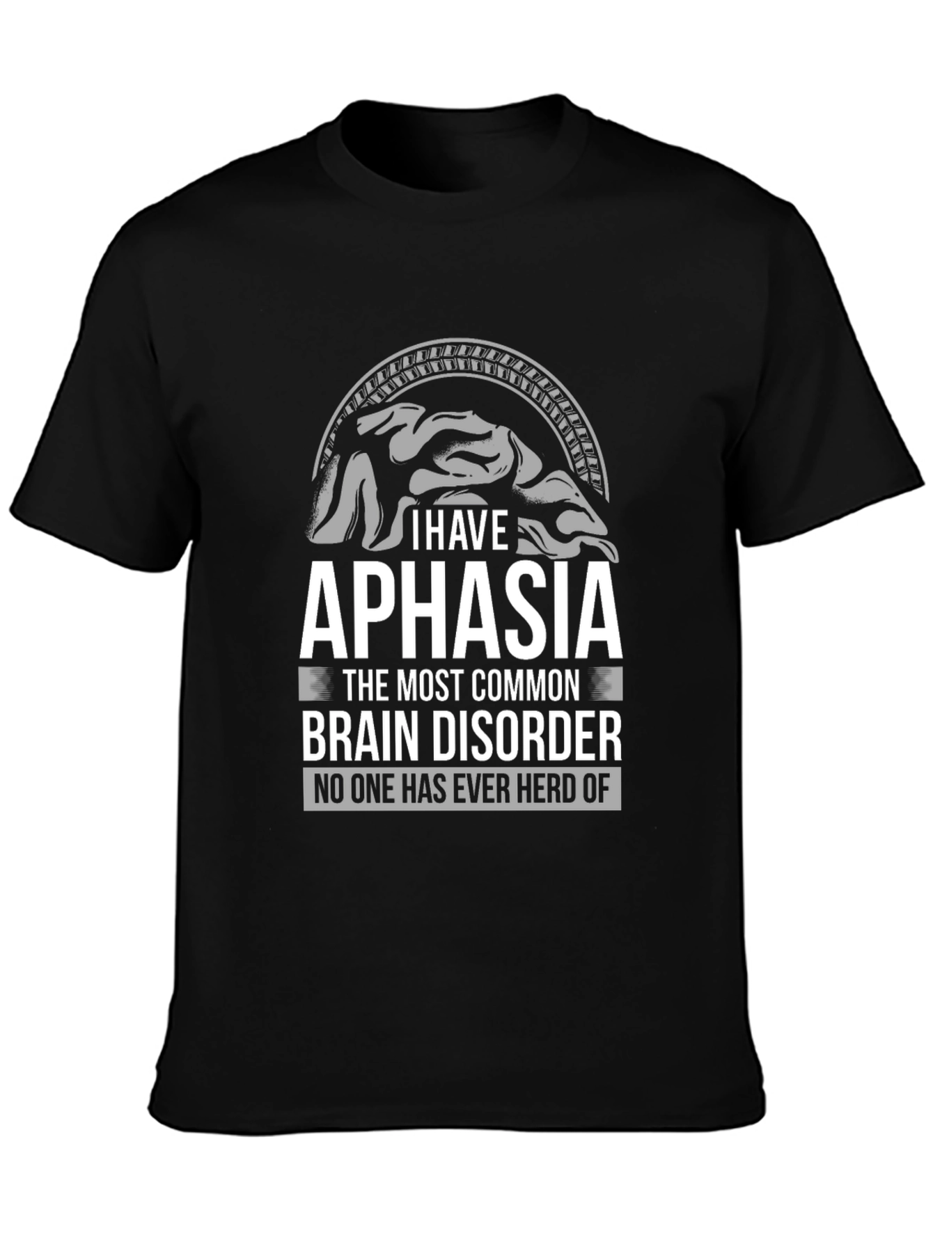 Aphasia Brain Disorder Graphic T-Shirt