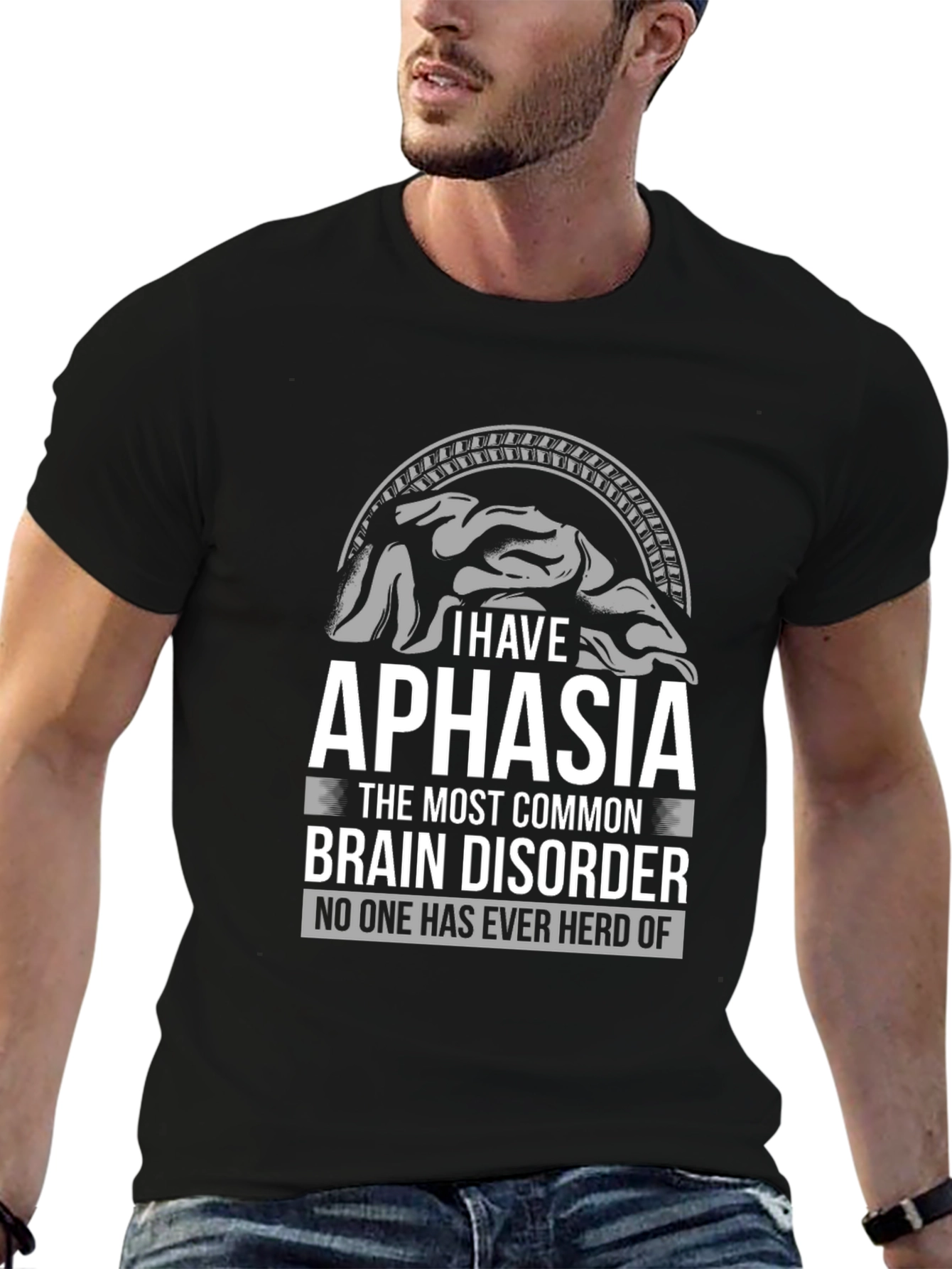 Aphasia Brain Disorder Graphic T-Shirt