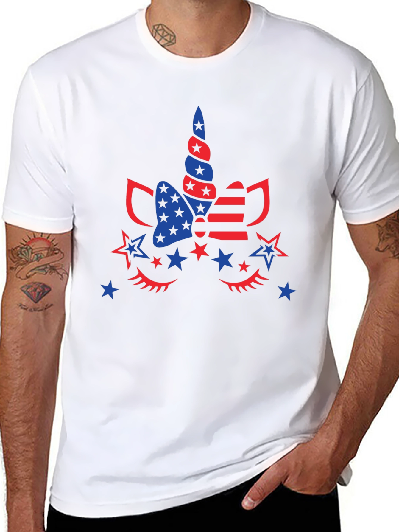 Patriotic Unicorn T-Shirt