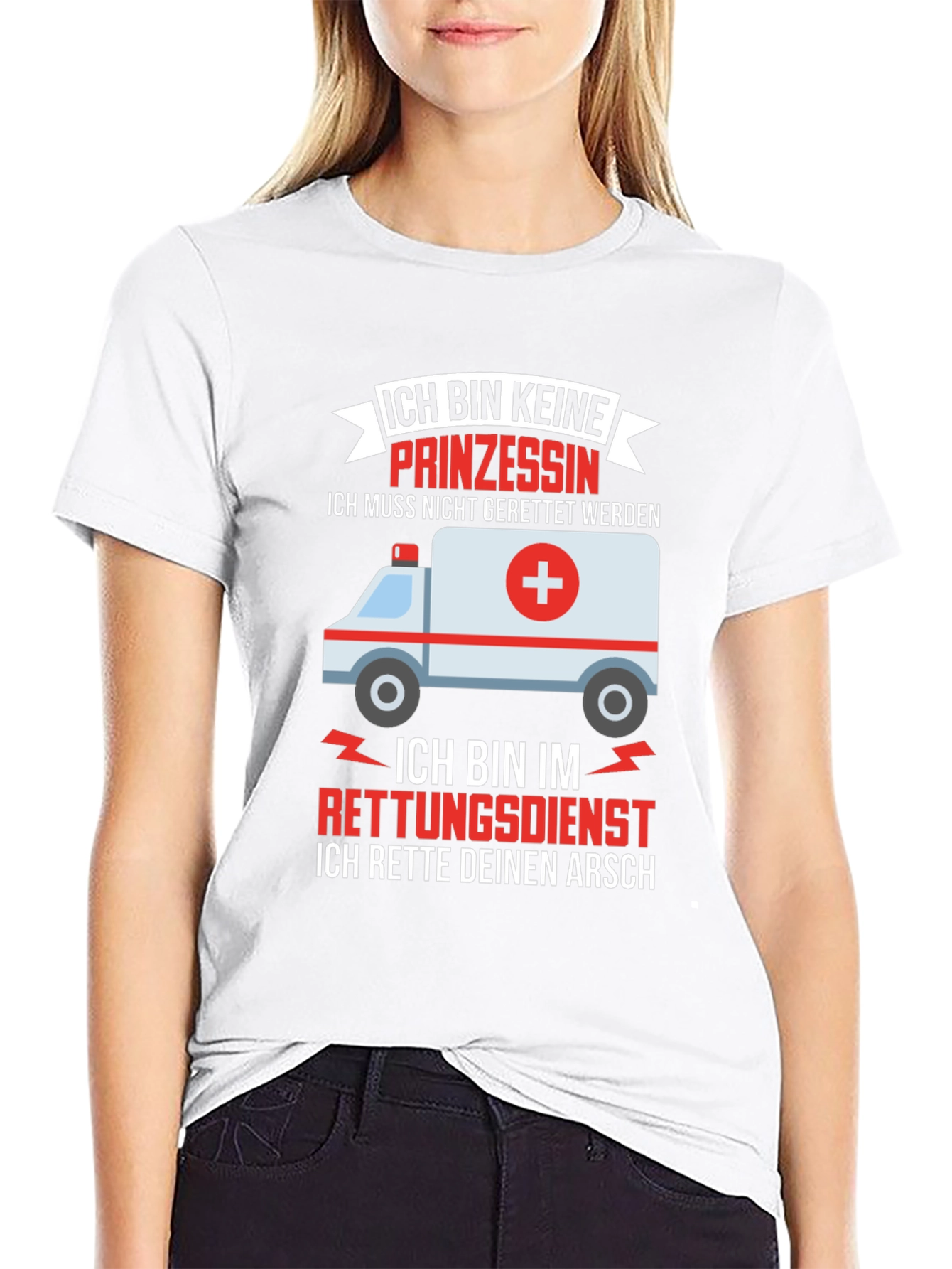 Funny Emergency Services T-Shirt - I Save Your Ass