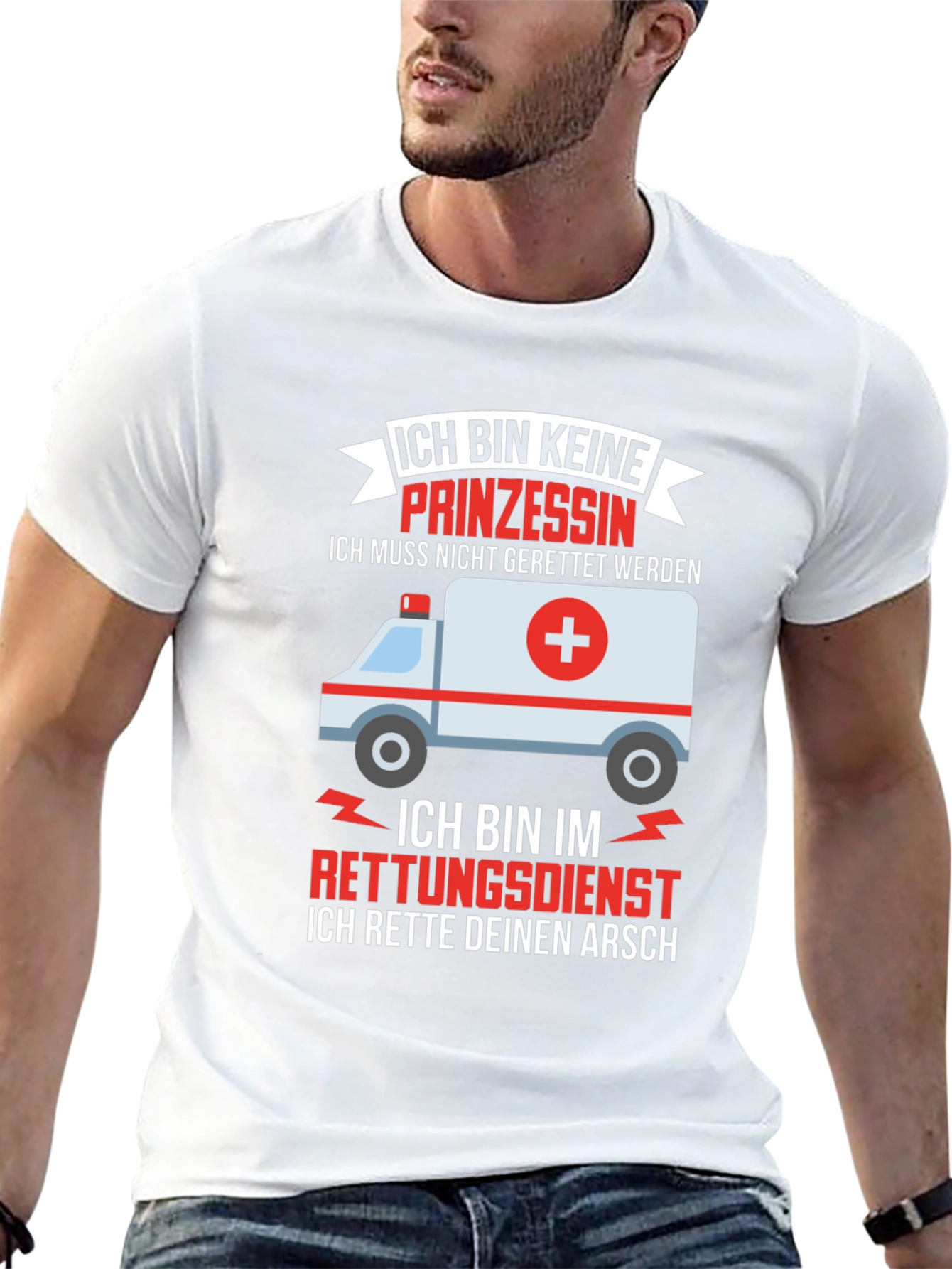 Funny Emergency Services T-Shirt - I Save Your Ass