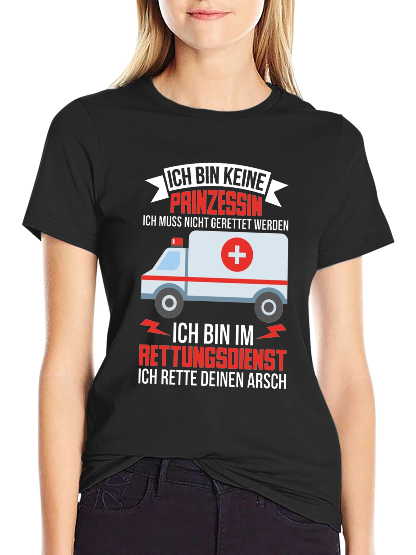 Funny Emergency Services T-Shirt - I Save Your Ass