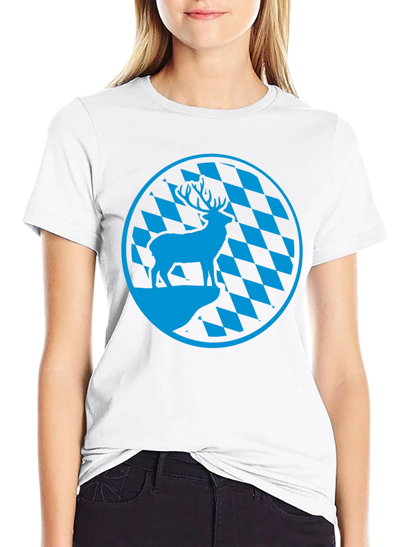Deer Silhouette Graphic Tee