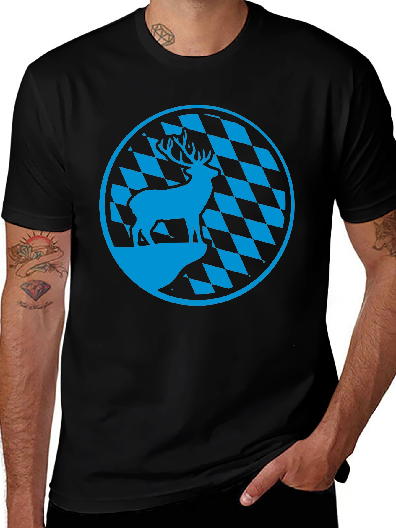 Deer Silhouette Graphic Tee