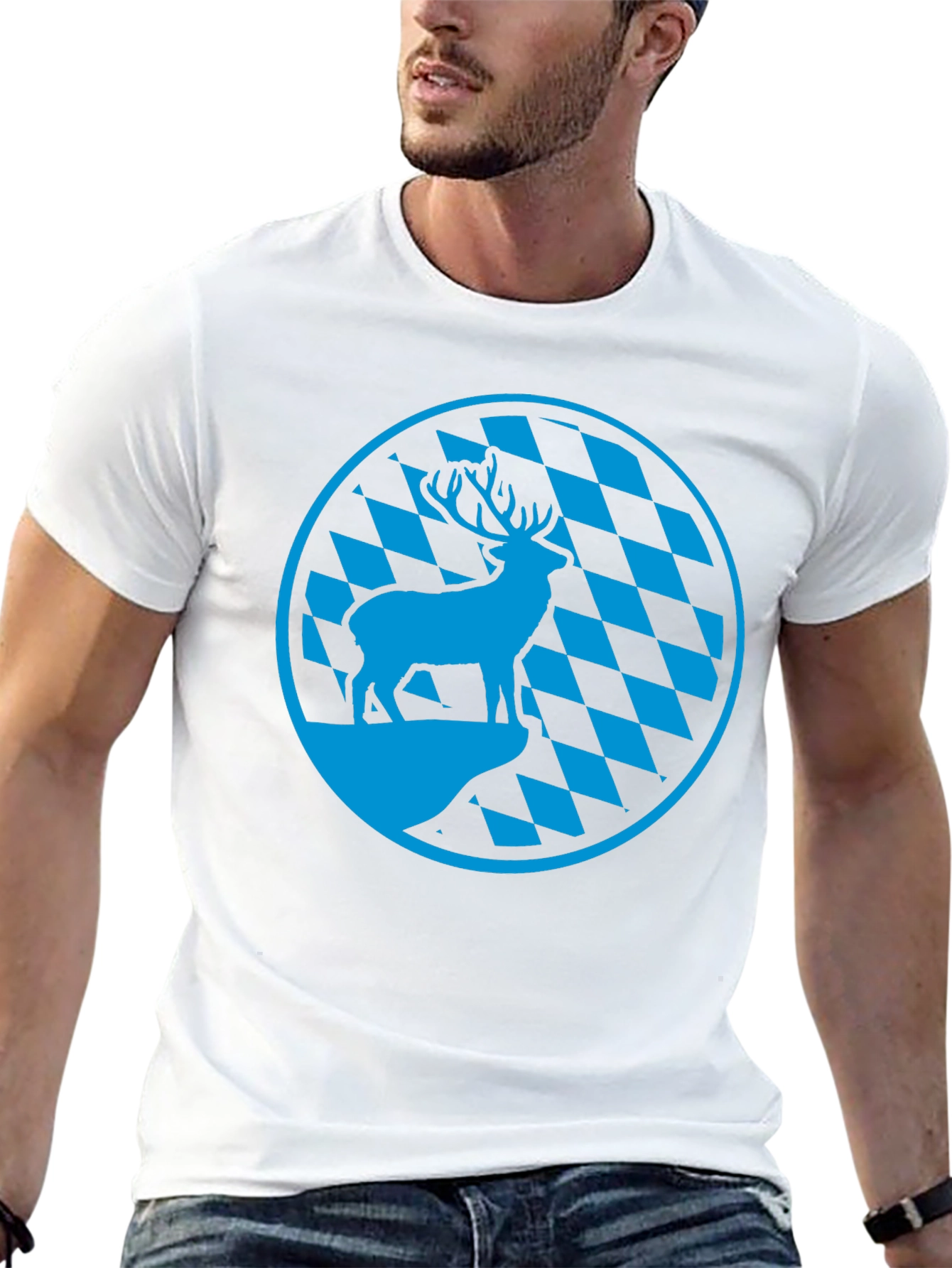 Deer Silhouette Graphic Tee