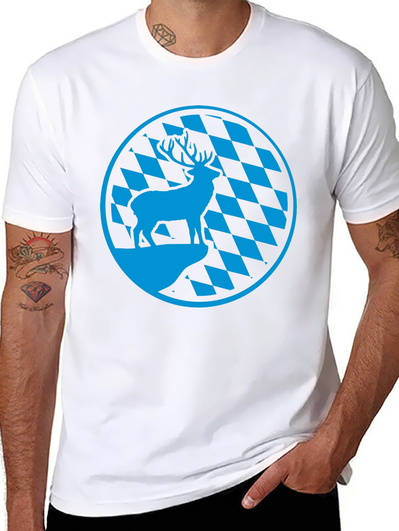 Deer Silhouette Graphic Tee