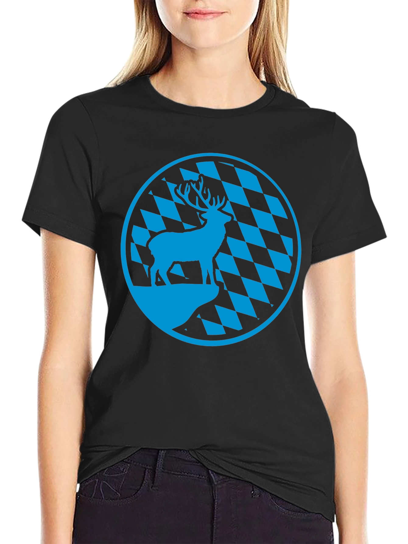 Deer Silhouette Graphic Tee