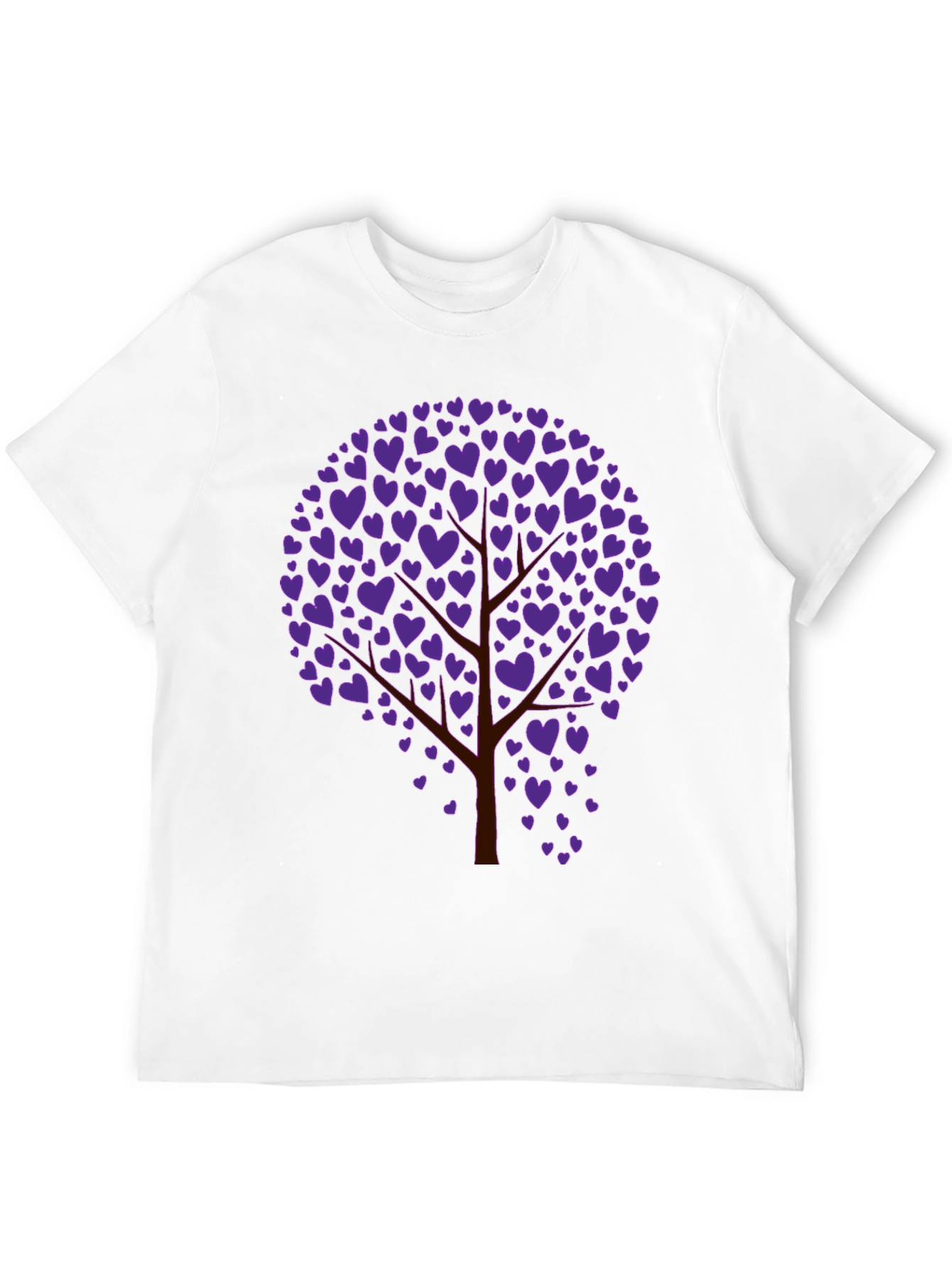 Heart Tree Graphic Tee - Black